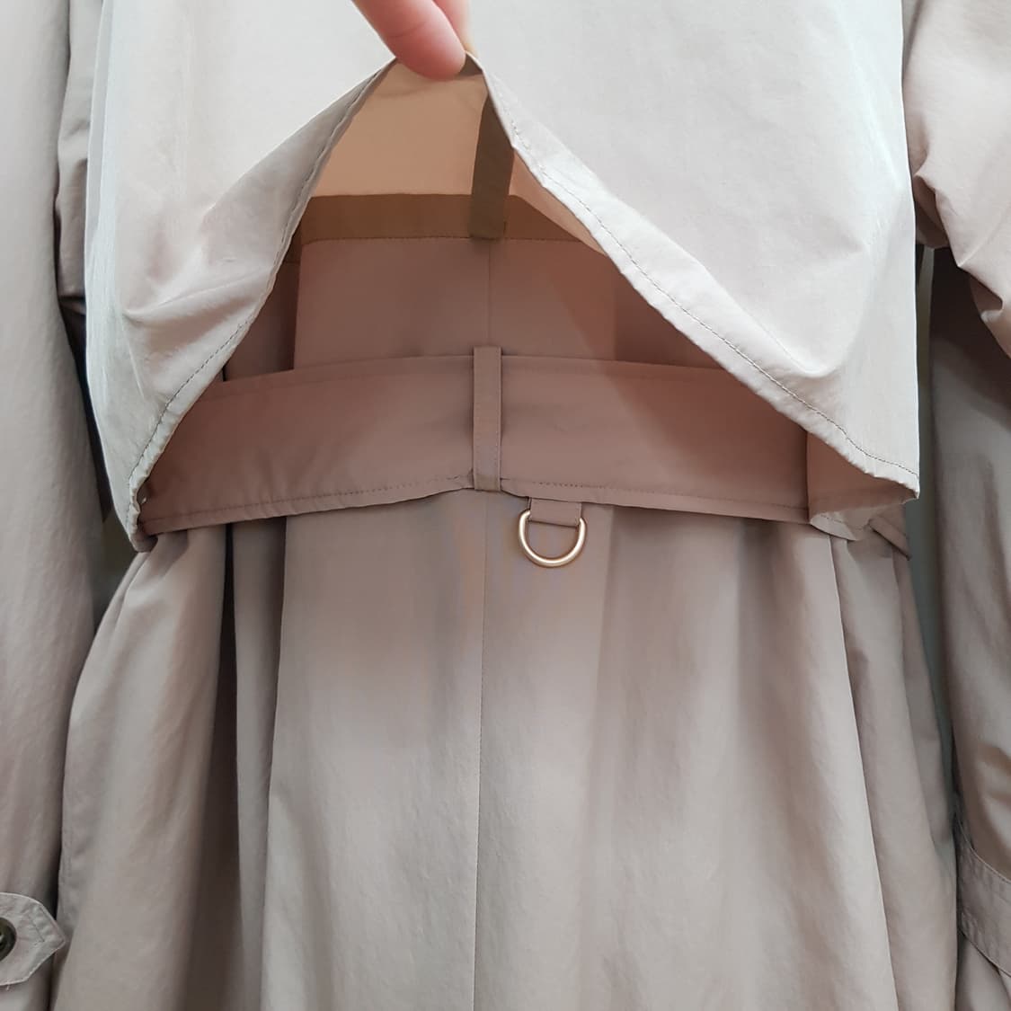 한섬 시스템 트렌치 패딩 88-98-165사이즈 상품이미지6