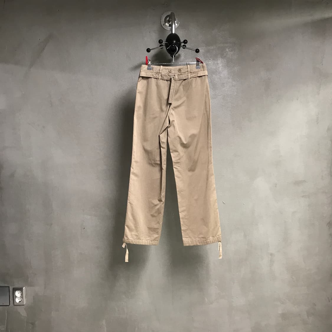 프라다 코튼 팬츠 베이지 38(W) 상품이미지7