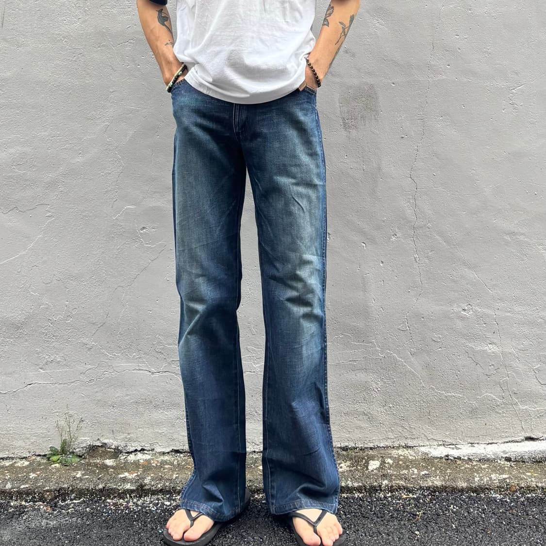 일본 랭글러 데님 부츠컷 상품이미지2