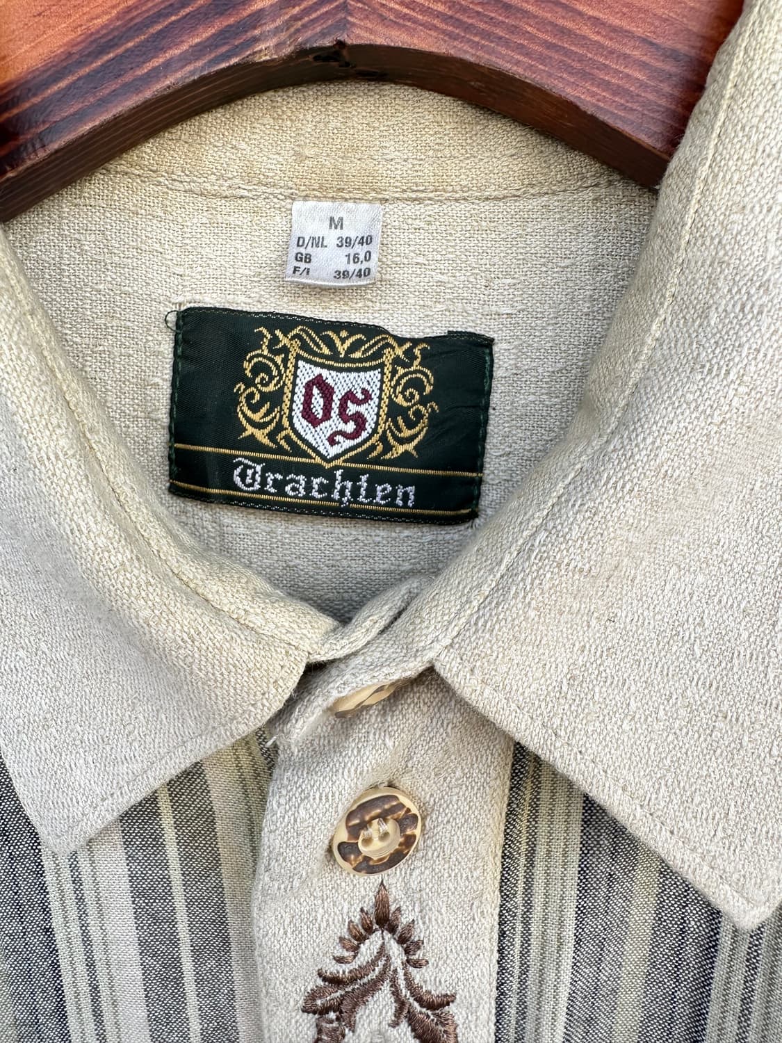 티롤리언 독일 린넨셔츠 상품이미지4