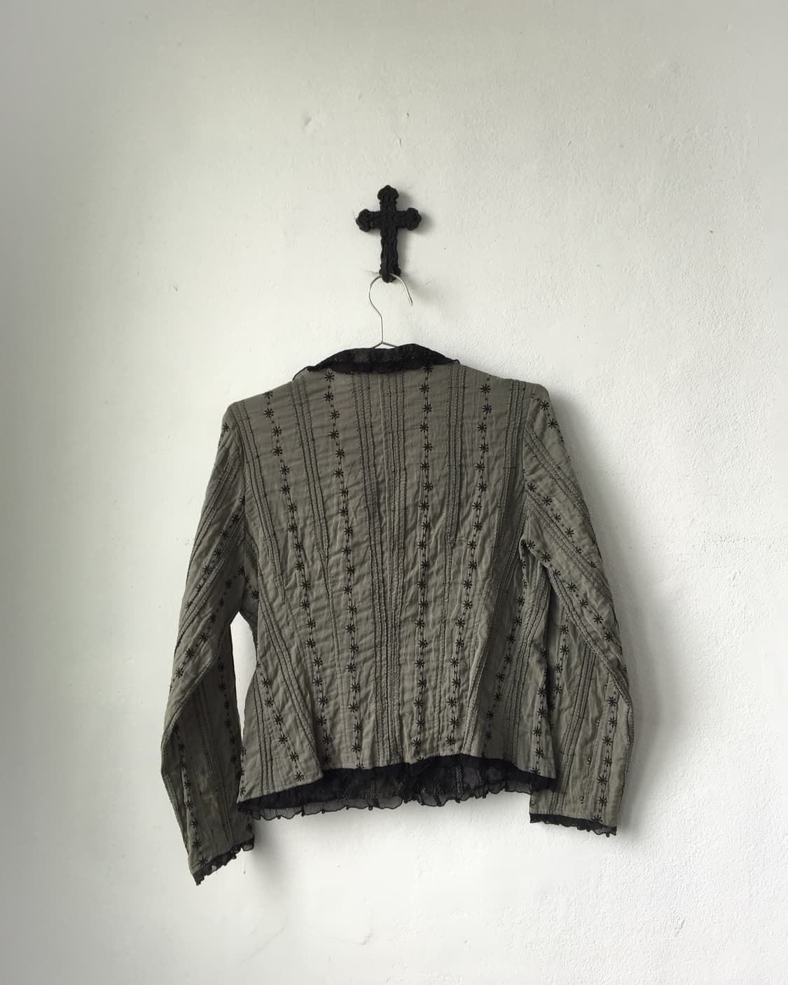 Embroidery pattern point jacket 상품이미지3