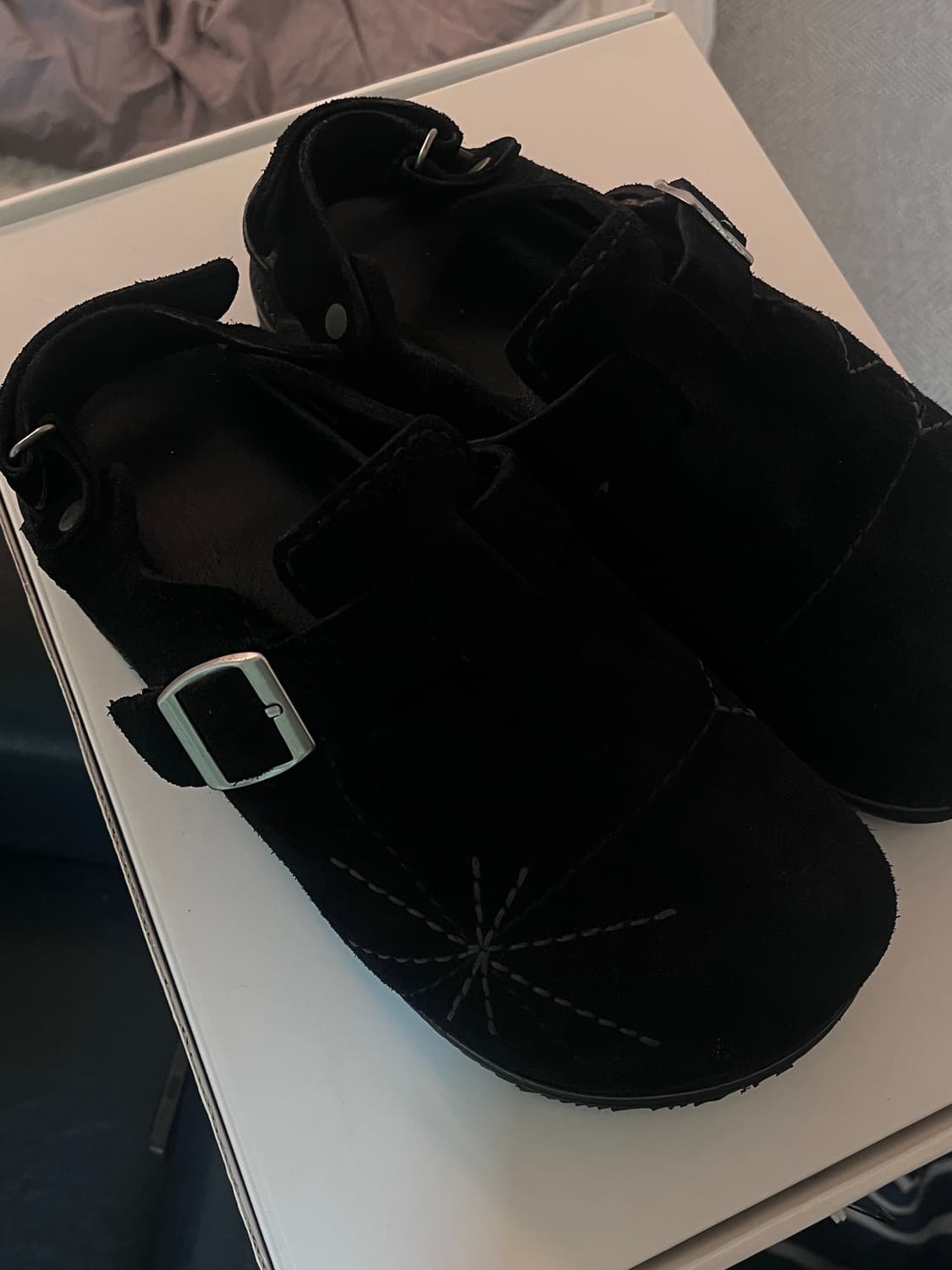 폴리테루 슬라이더 슈즈 블랙 상품이미지2