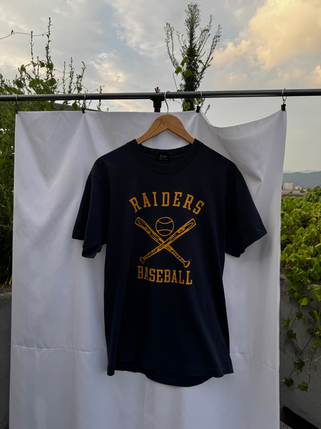 90s USA Raiders 빈티지 티 L 상품이미지1