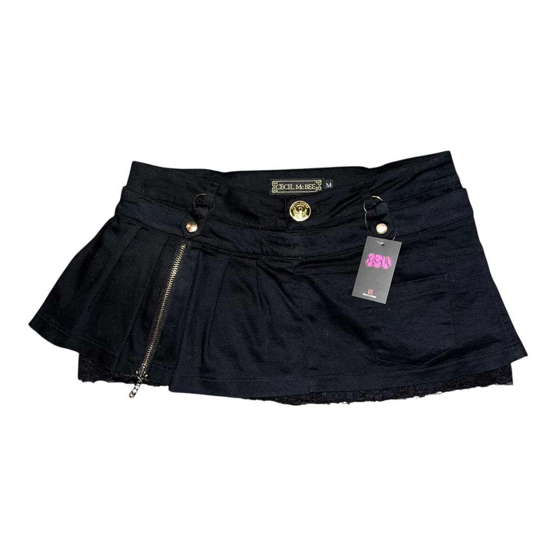 CECIL McBEE 세실맥비 레이스 레이어드 스커트 펑크y2k갸루 상품이미지1