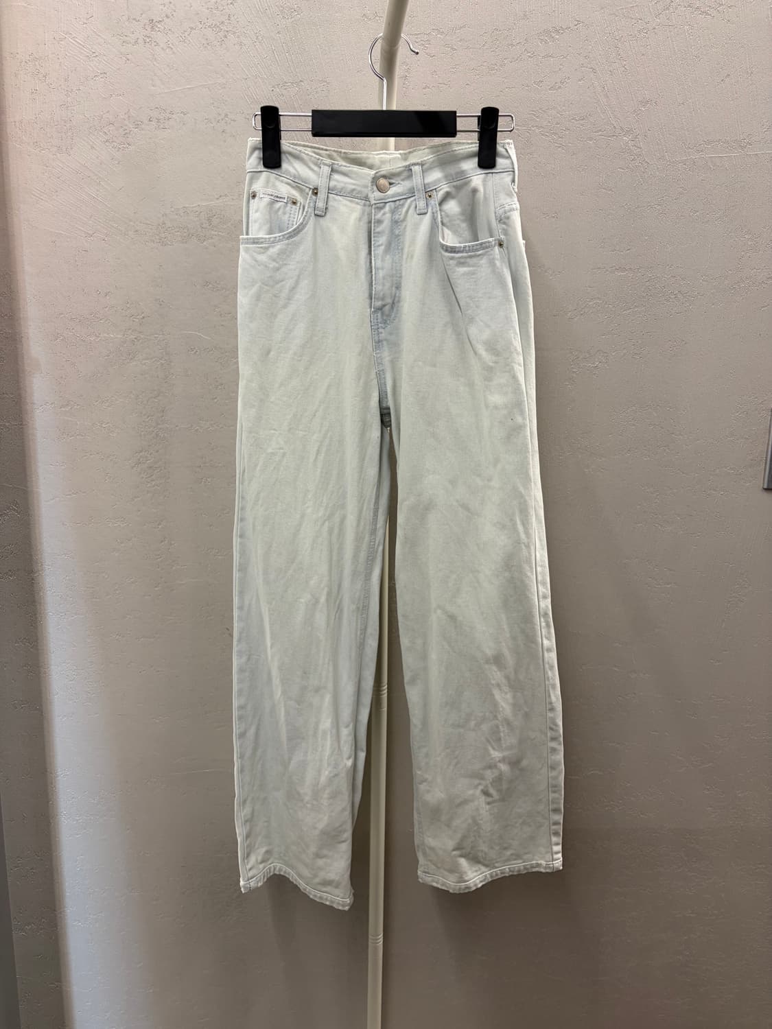 Without Summer 와이드 데님 팬츠 연청 상품이미지2