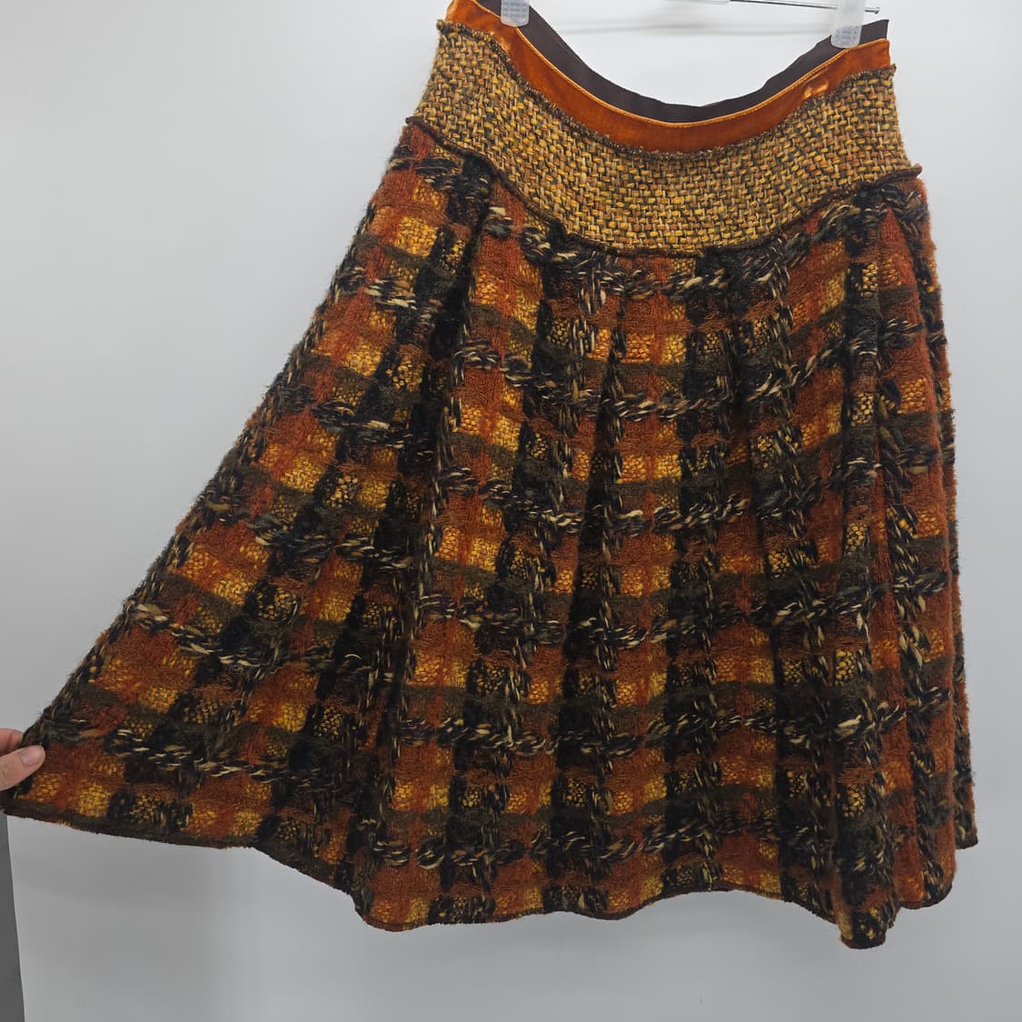 ANNA SUI 모헤어 블렌드 플레어 스커트 상품이미지4