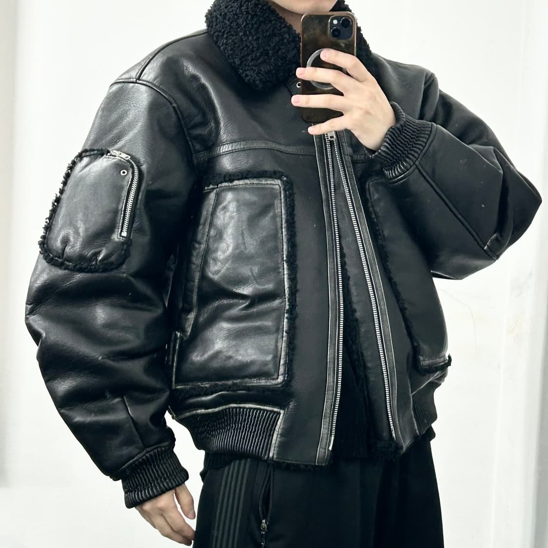 도프제이슨 럼버잭 무스탕 자켓 상품이미지4