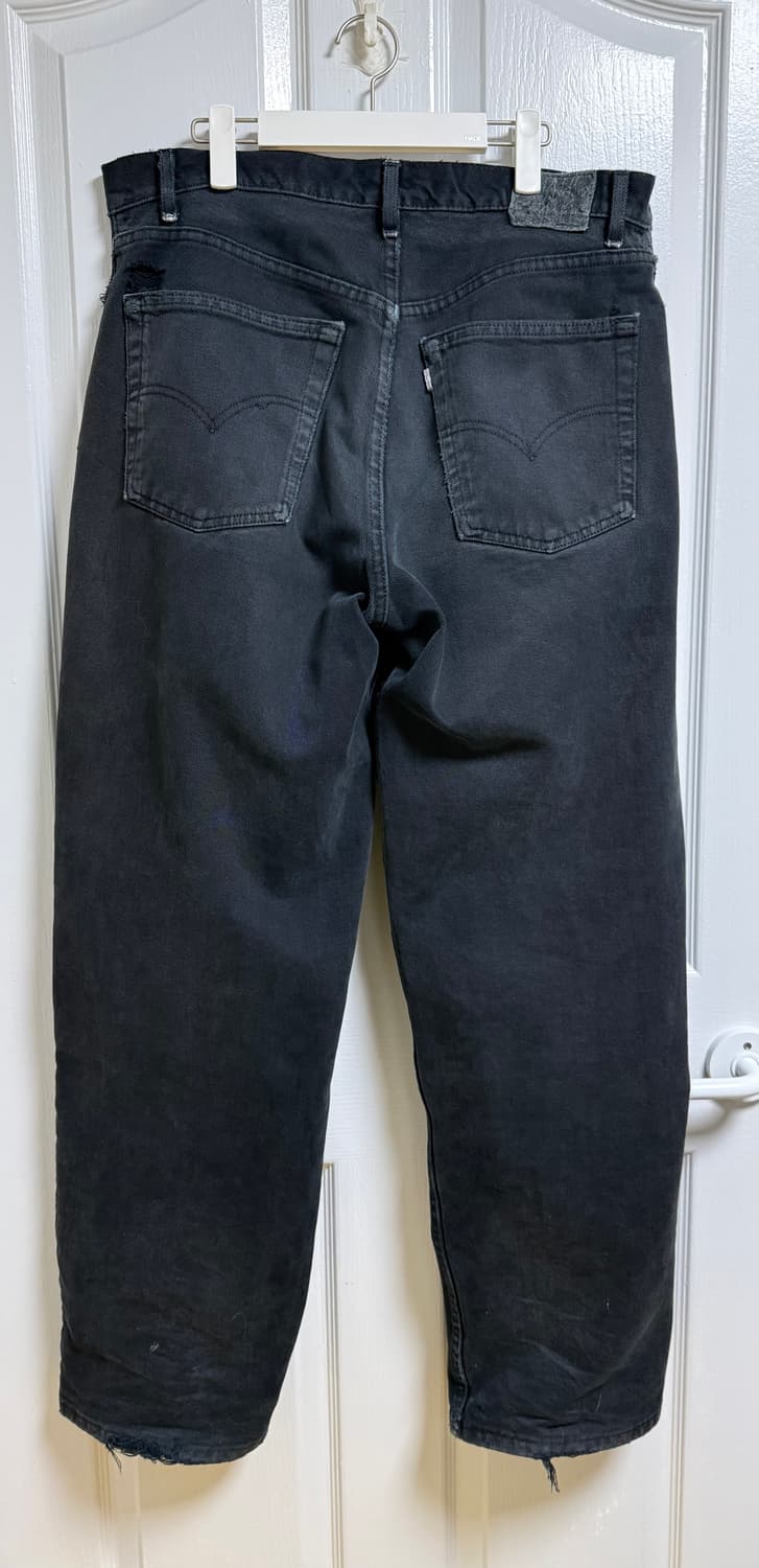 리바이스 실버탭 배기진 블랙 상품이미지2