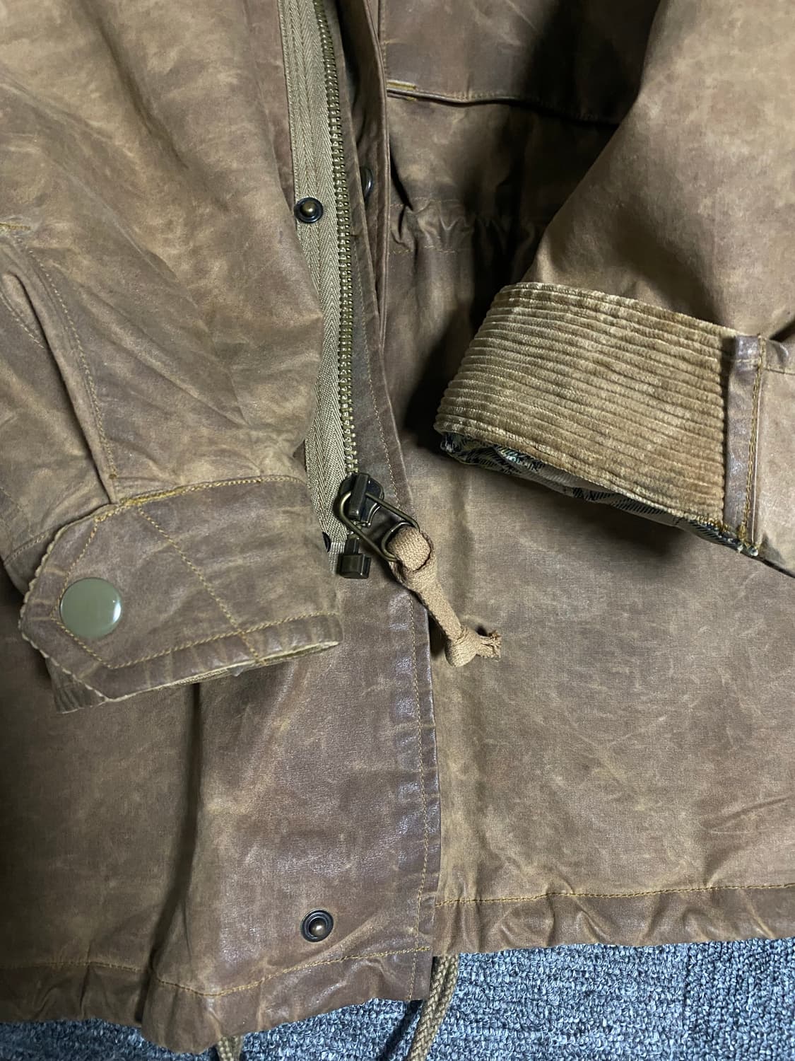 [명작] RRL Collins oilcloth jacket 왁스 자켓 상품이미지10