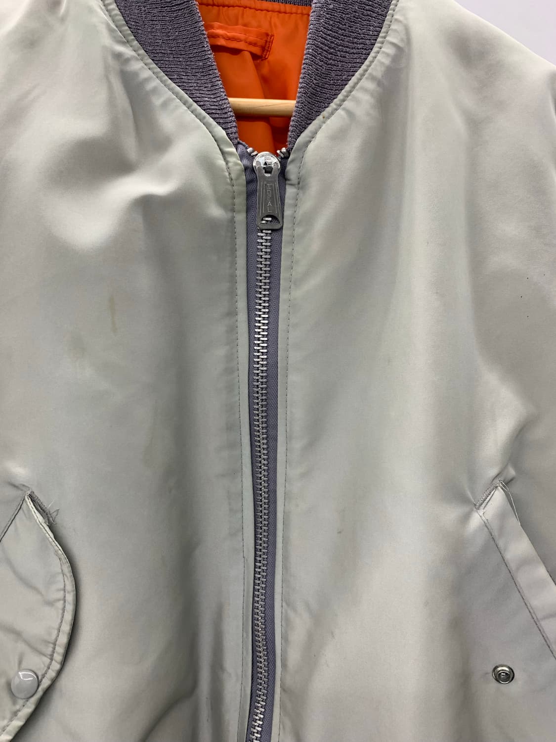 Corinth(usa) 80s 라이트그레이 봄버 상품이미지6