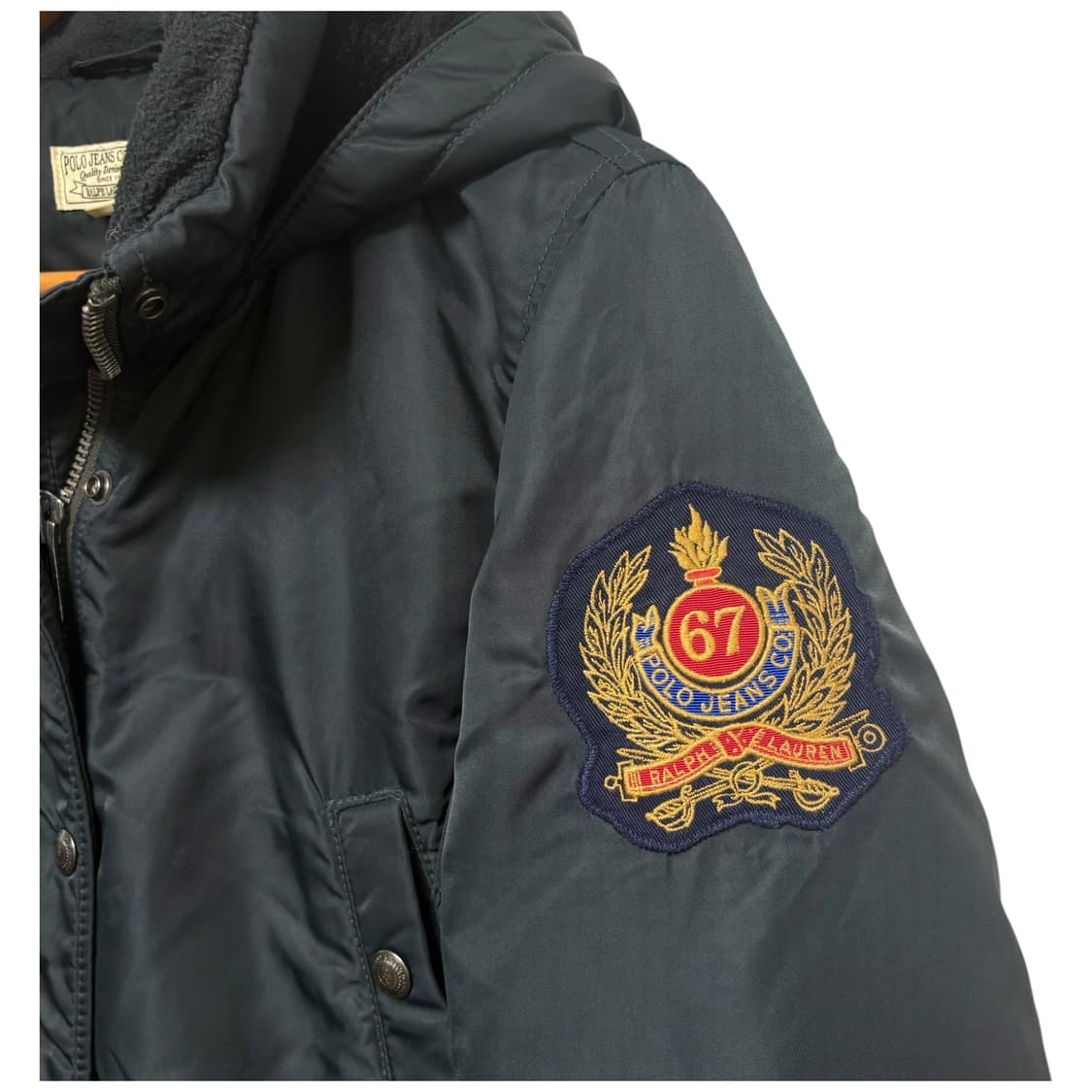 3705 폴로 진스 거위털 후드 덕다운 패딩 상품이미지2