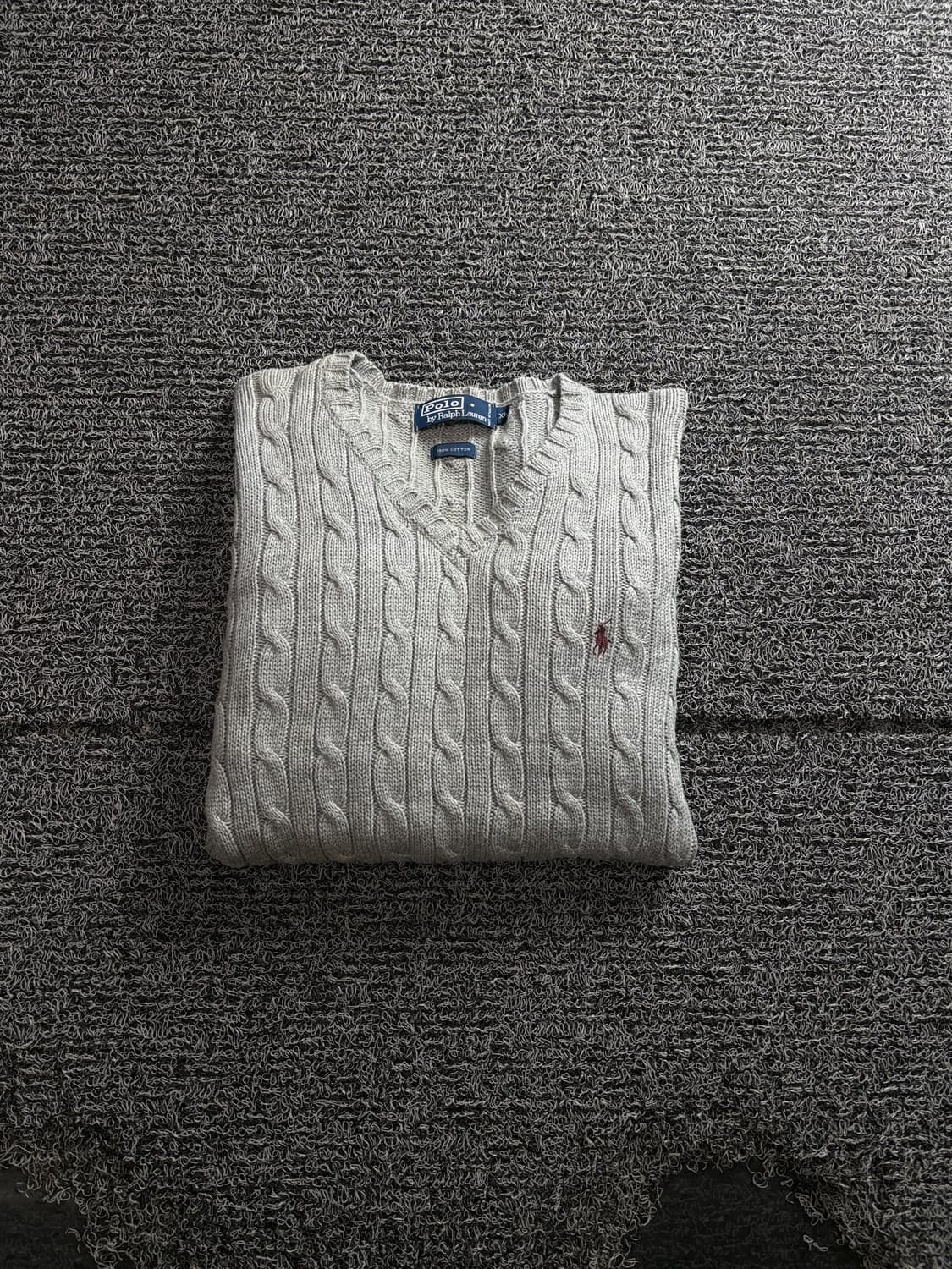 폴로 랄프로렌 아카이브 포니로고 케이블 니트 4183 상품이미지1
