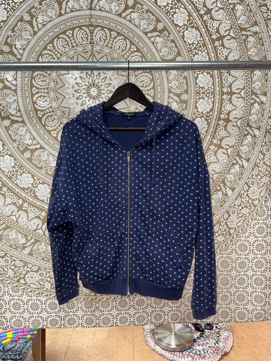 코데즈컴바인 여성 도트 후드집업  상품이미지3