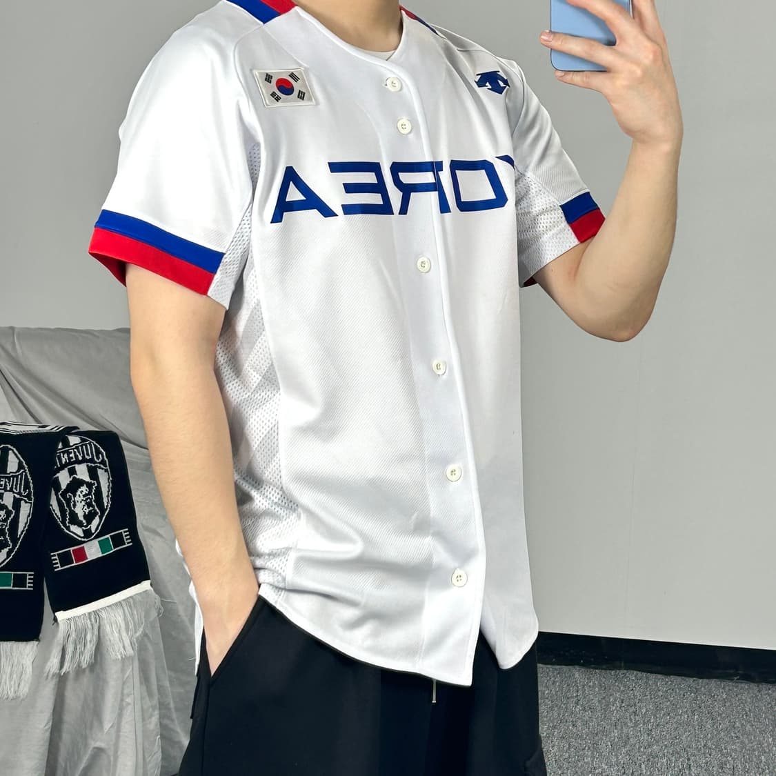 데상트 코리아 국대 베이스볼 유니폼 M  상품이미지1
