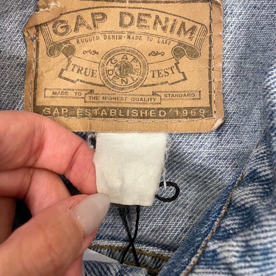 90s Gap 갭 트러커 데님 자켓 상품이미지10