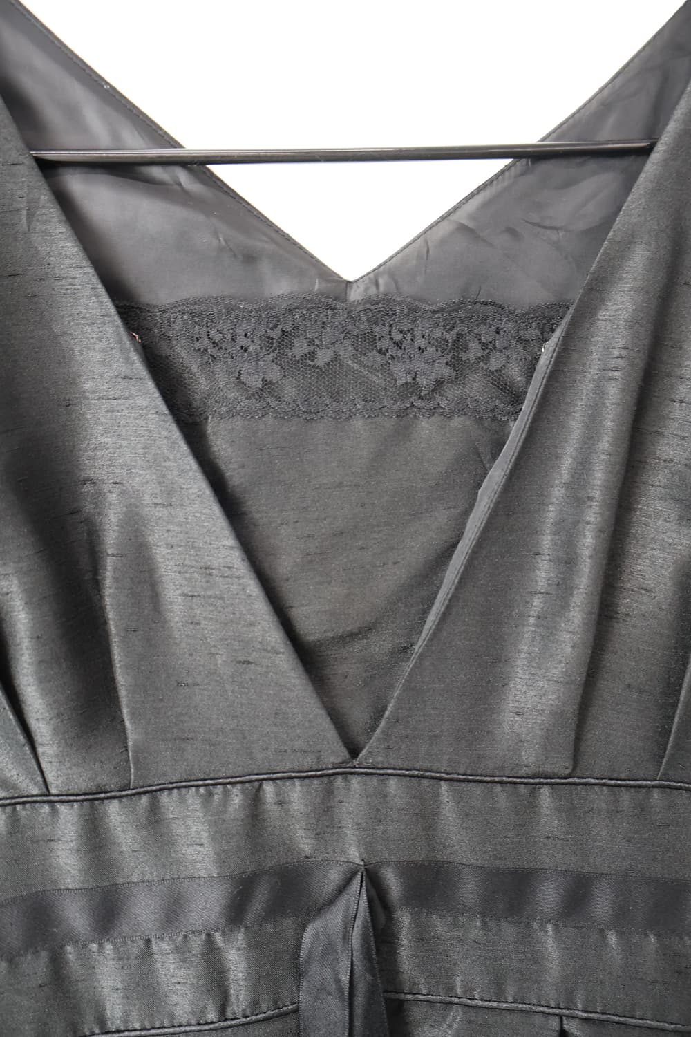 Jpn Satin Glossy V-Neck Flare Onepiece 상품이미지6