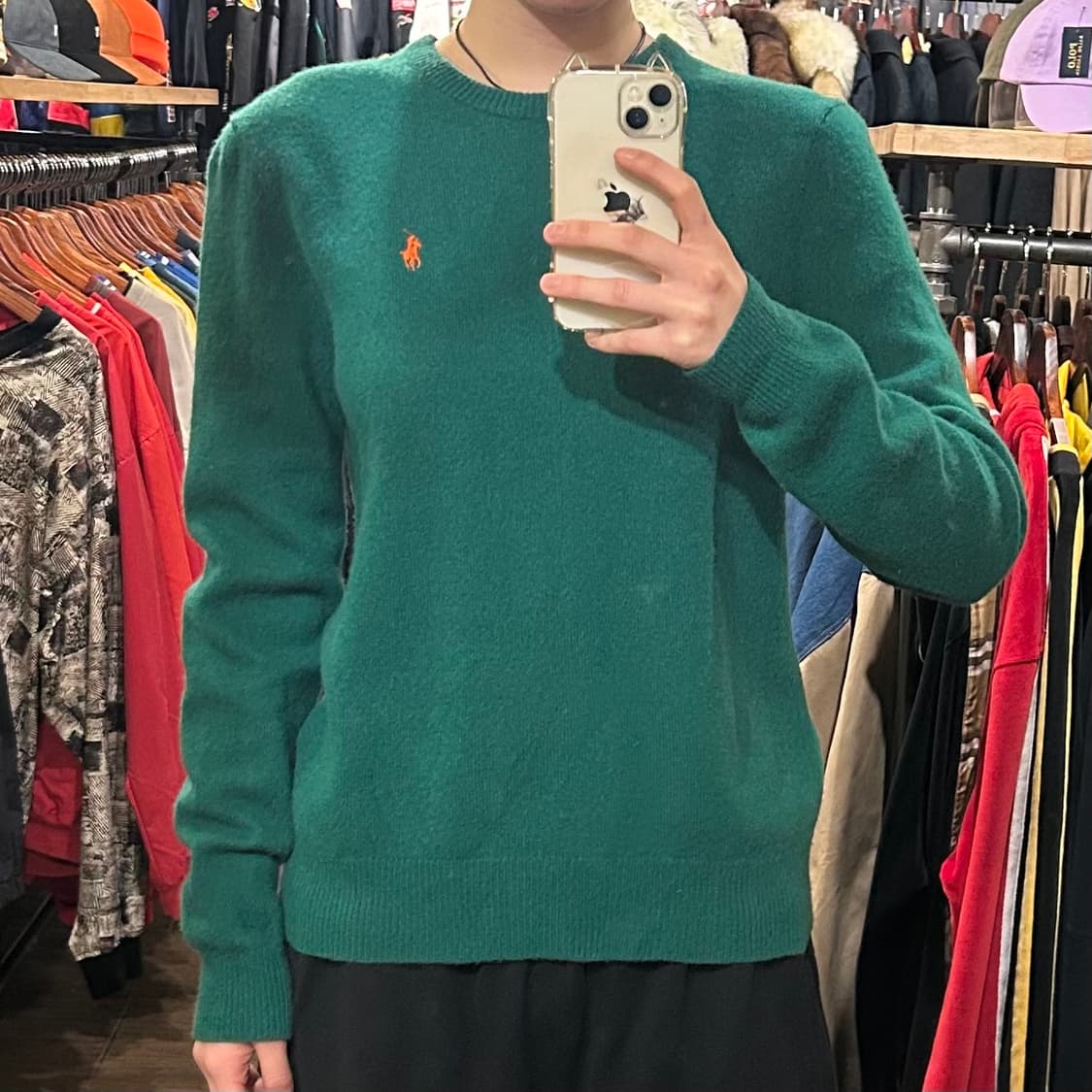 [HI] 폴로 니트 그린 상품이미지1