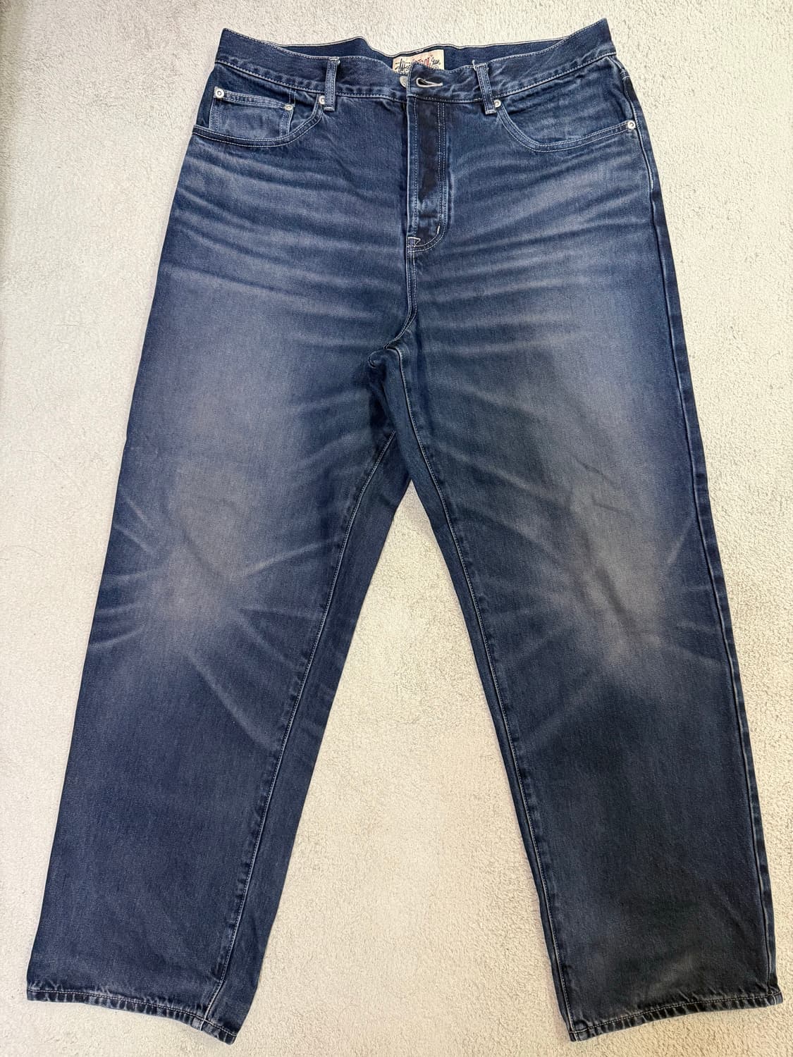 [34] 스투시 Big OL' Jean Vintage Wash Blue 상품이미지3