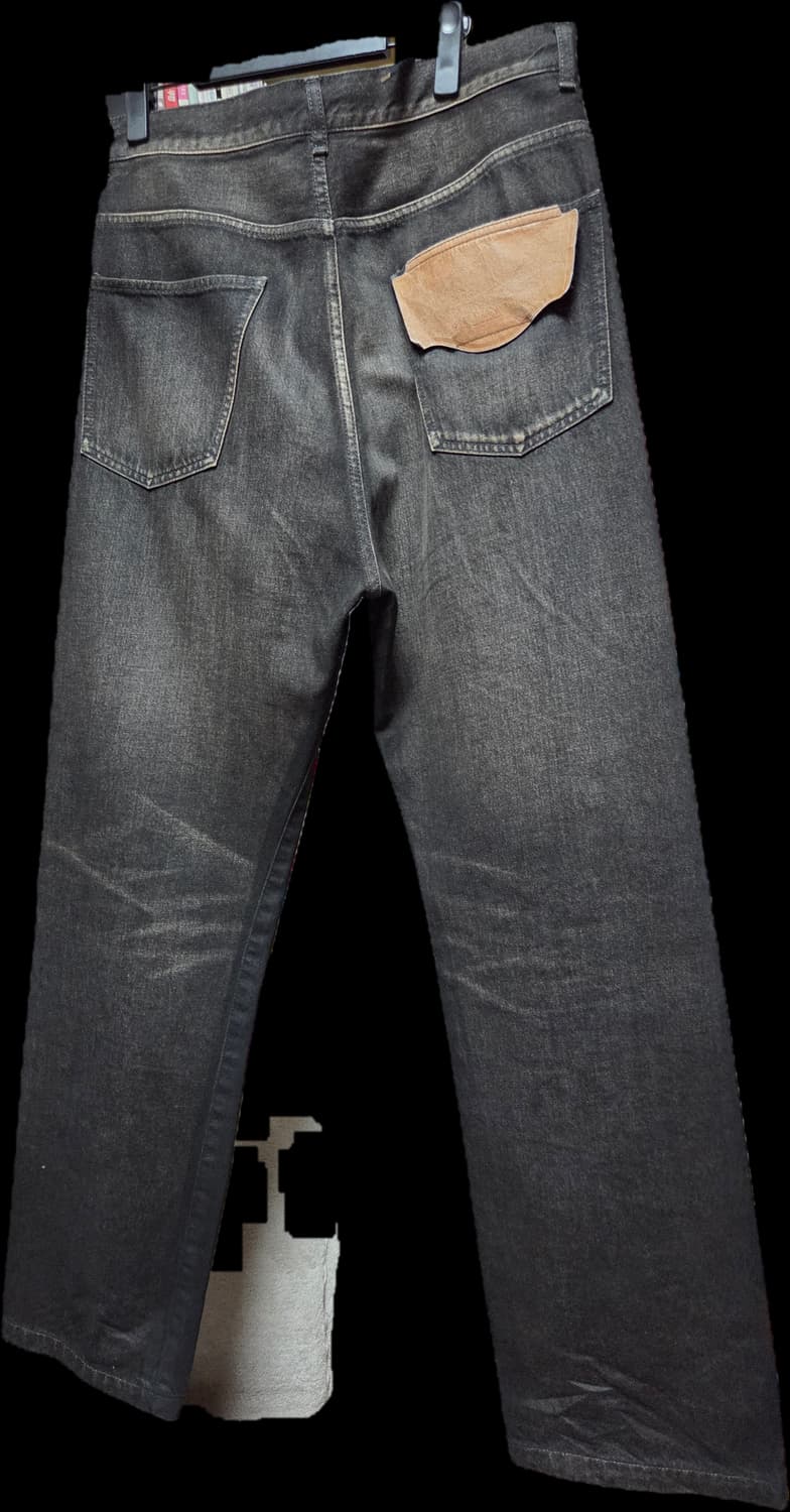 메종 미하라 야스히로 투 톤 코팅진 블랙 48사이즈 상품이미지9