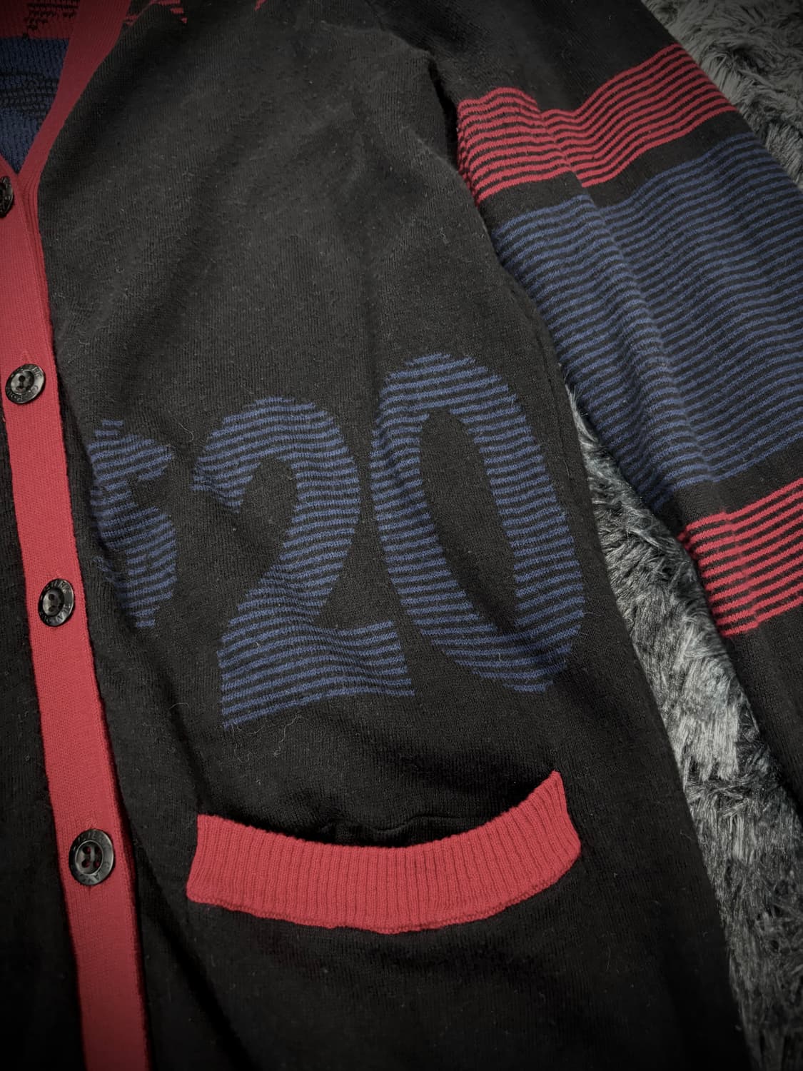 Hysteric Glamour 스타 걸프린팅 가디건 상품이미지4