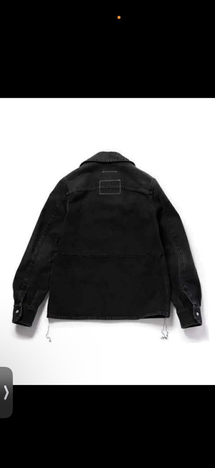 마르지엘라 MM6 빈티지데님 셔츠자켓 블랙 50 상품이미지2