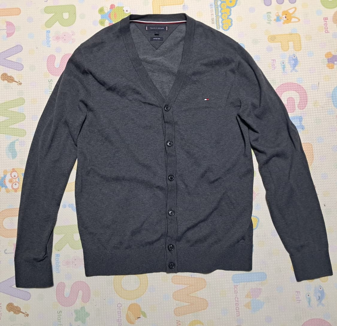 타미힐피거 남성 가디건 (면+실크혼방)L사이즈 상태최상 상품이미지5