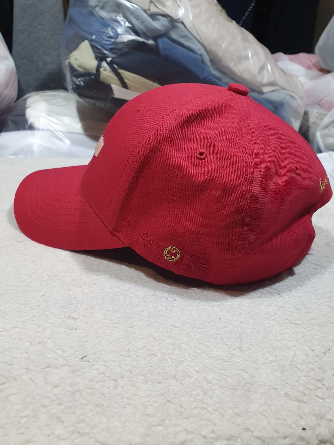 마블 어벤져스 빨간색 볼캡 모자 상품이미지2