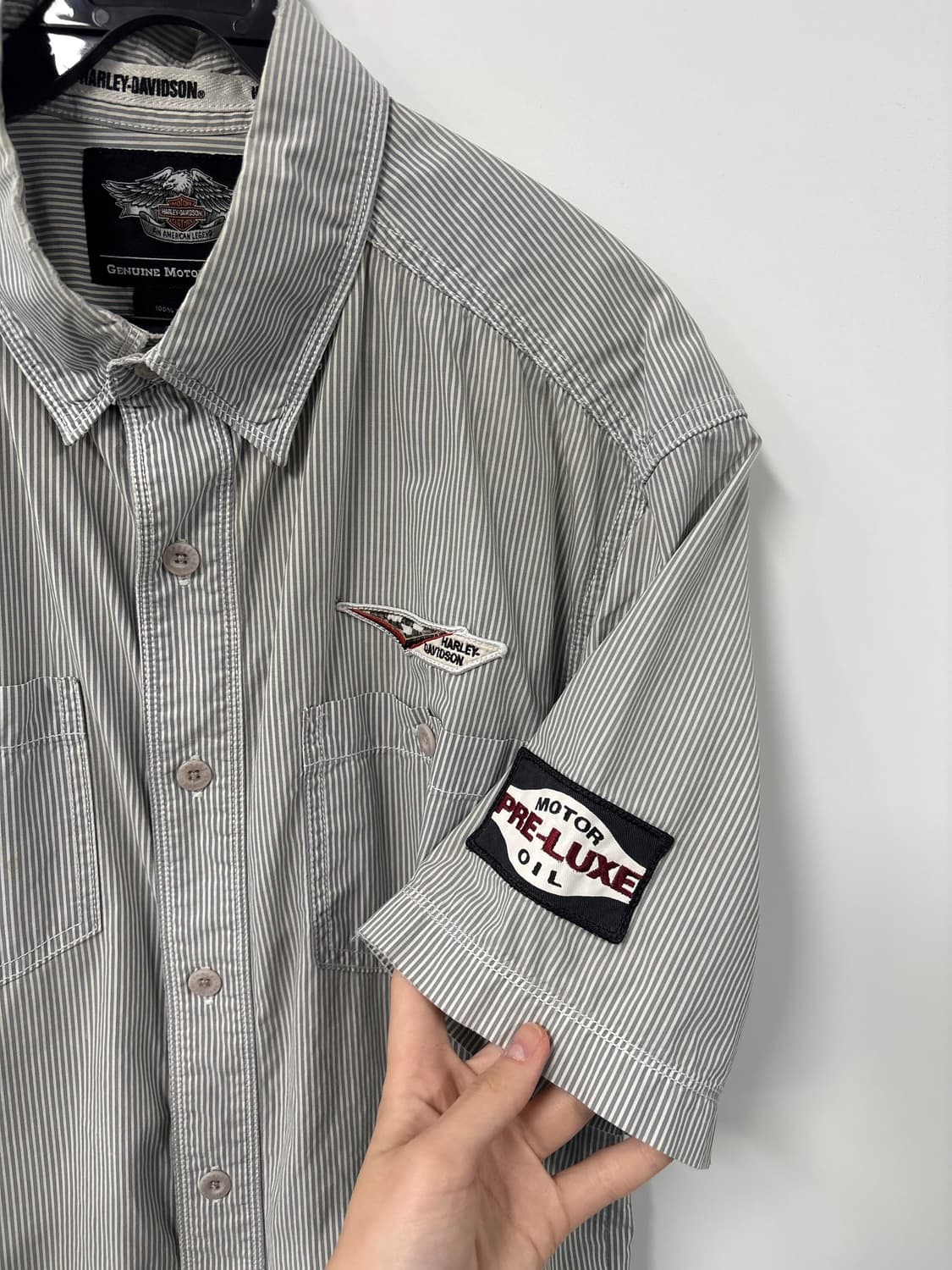 할리데이비슨 패치 워크 셔츠 상품이미지3