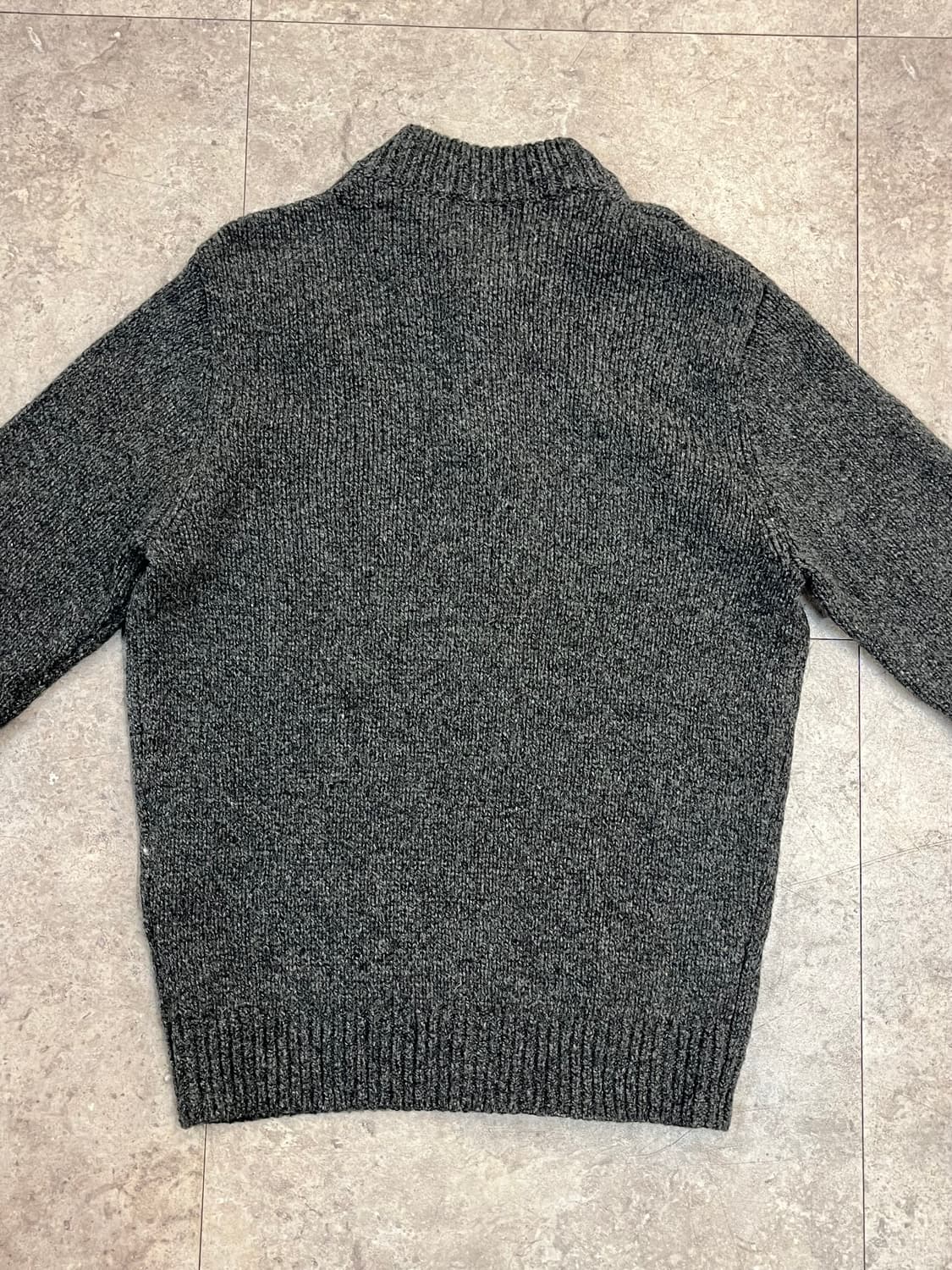 엘엘빈 버튼 니트 딥그레이 M #csz2366 상품이미지8