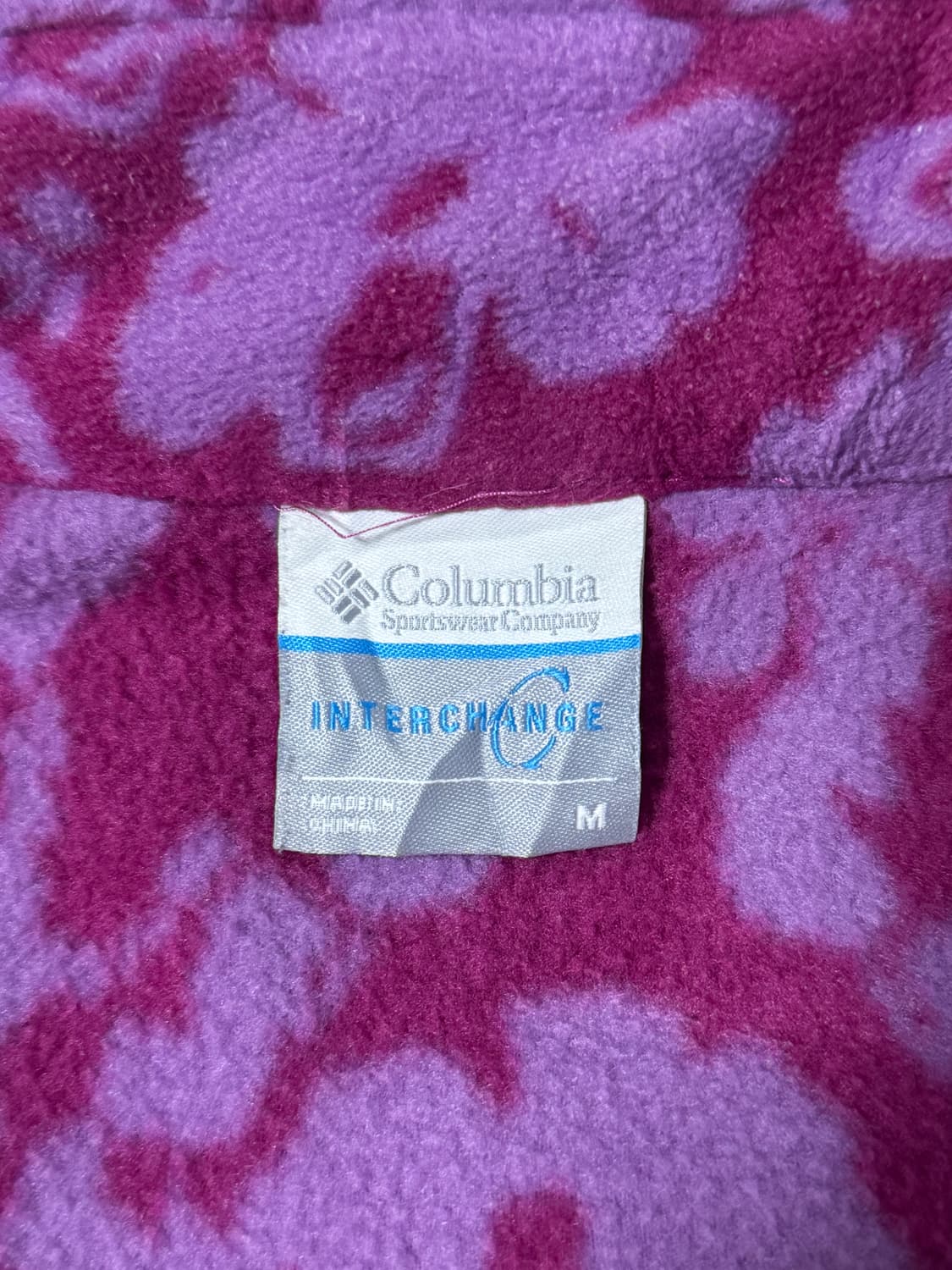 컬럼비아 플로럴 패턴 플리스 상품이미지5