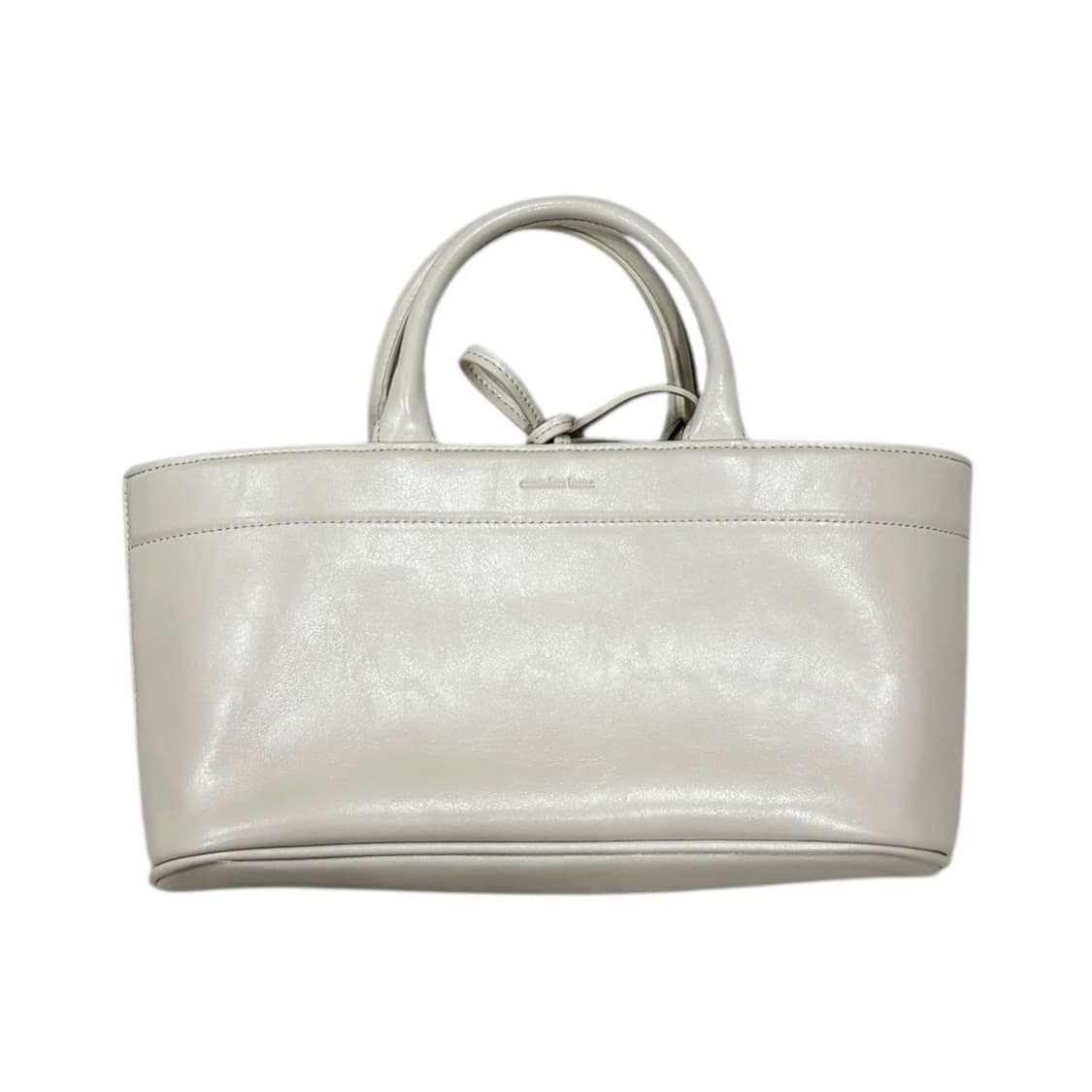 썸웨어버터 하프 데어 토트백 가방 크림 상품이미지2