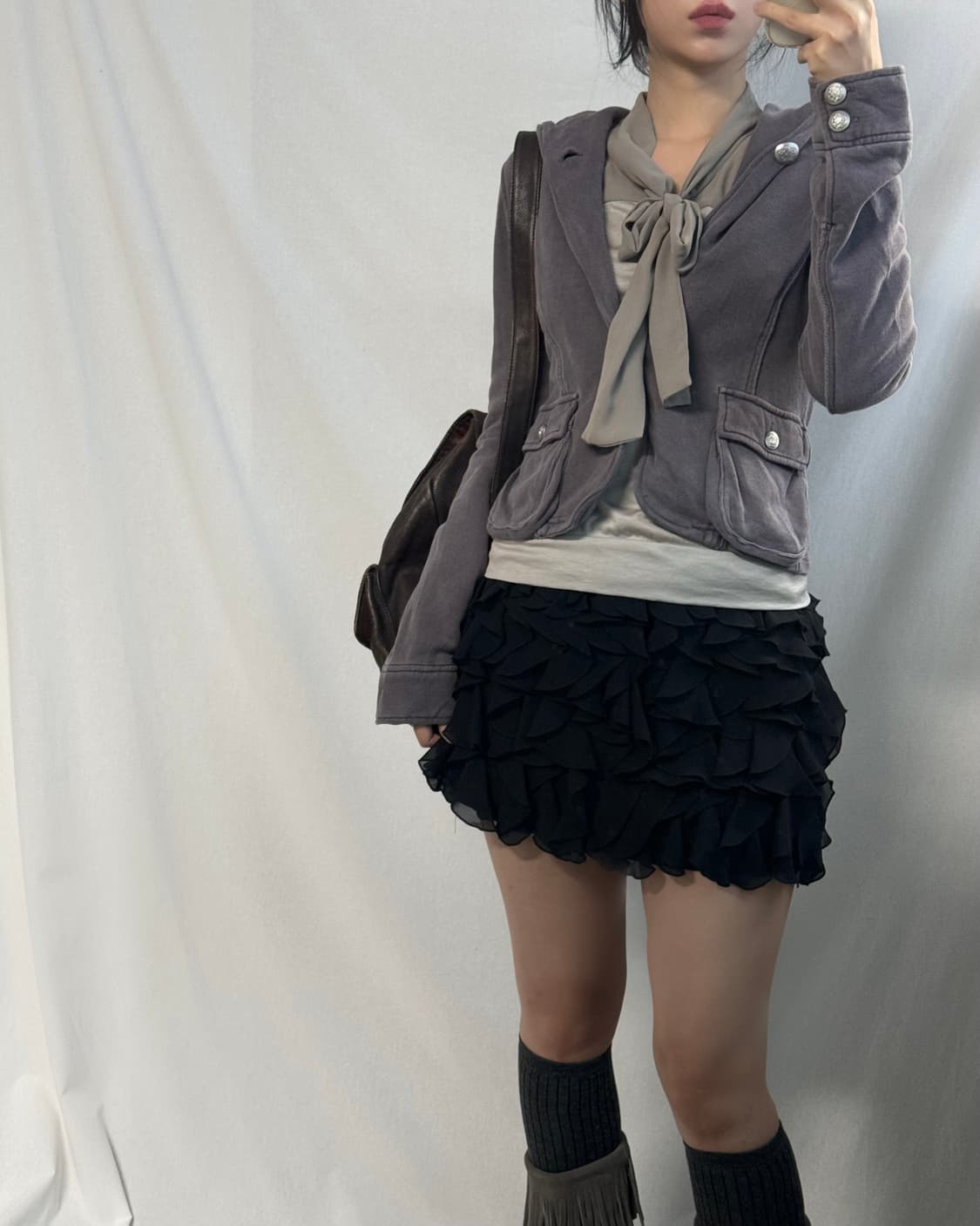 프릴 티어드 스커트 상품이미지1