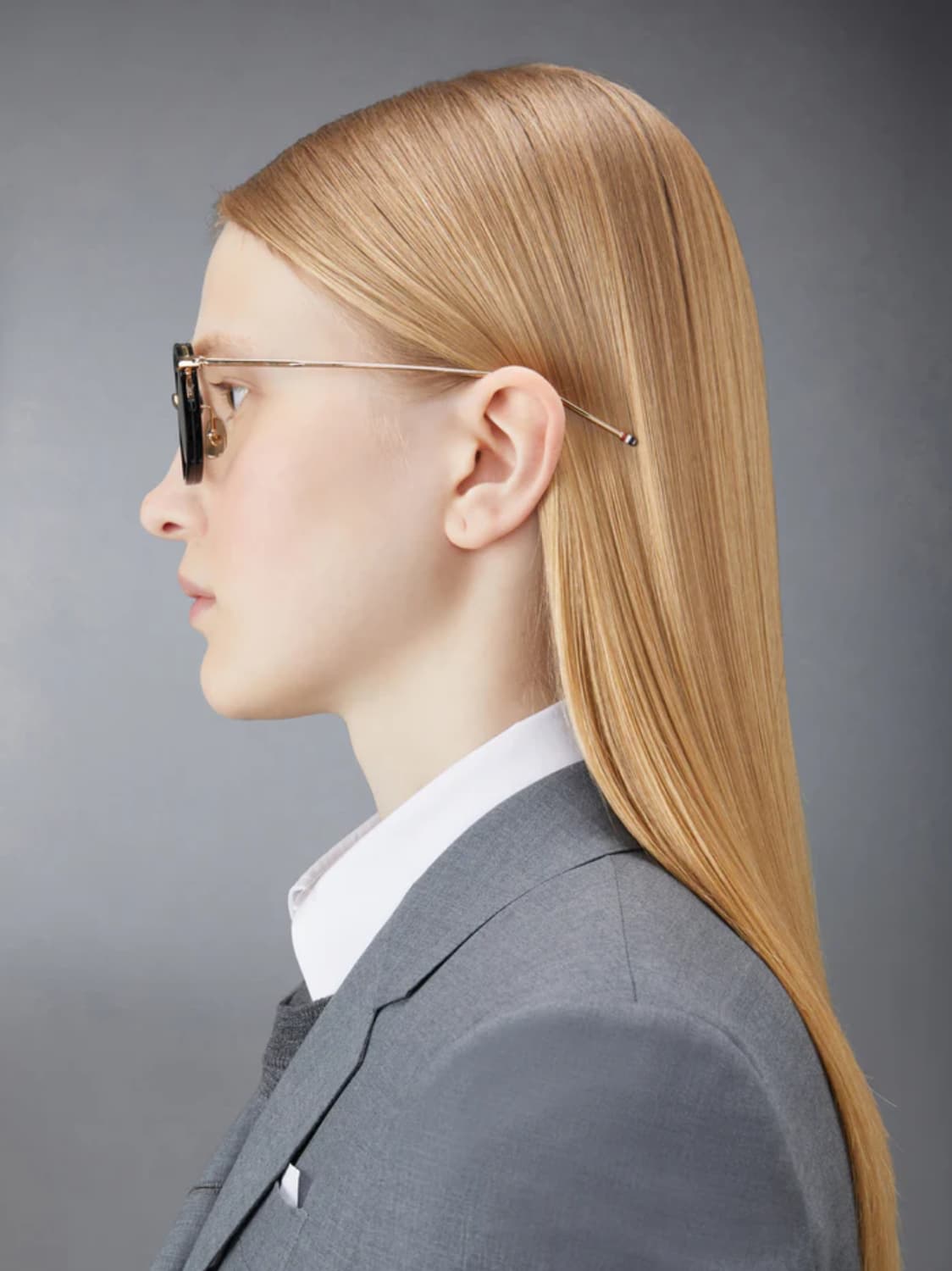 톰브라운 스테디 셀러 TB 011F 티타늄 안경 0189 상품이미지9