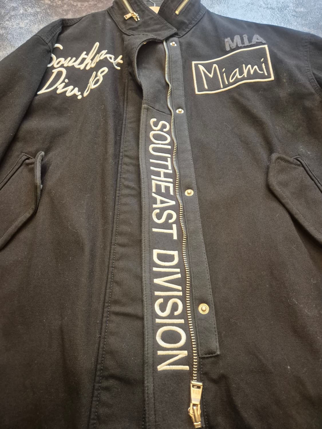 #NBA 마이애미 히트 블랙 야상 자켓 - S #남여공용 상품이미지2