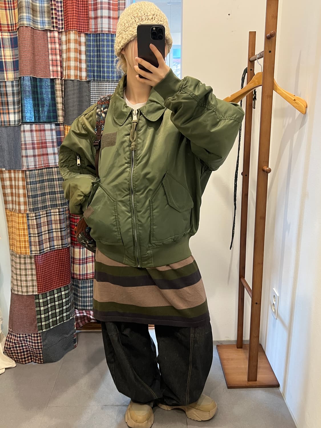 Levi’s 카키 공항점퍼 상품이미지6