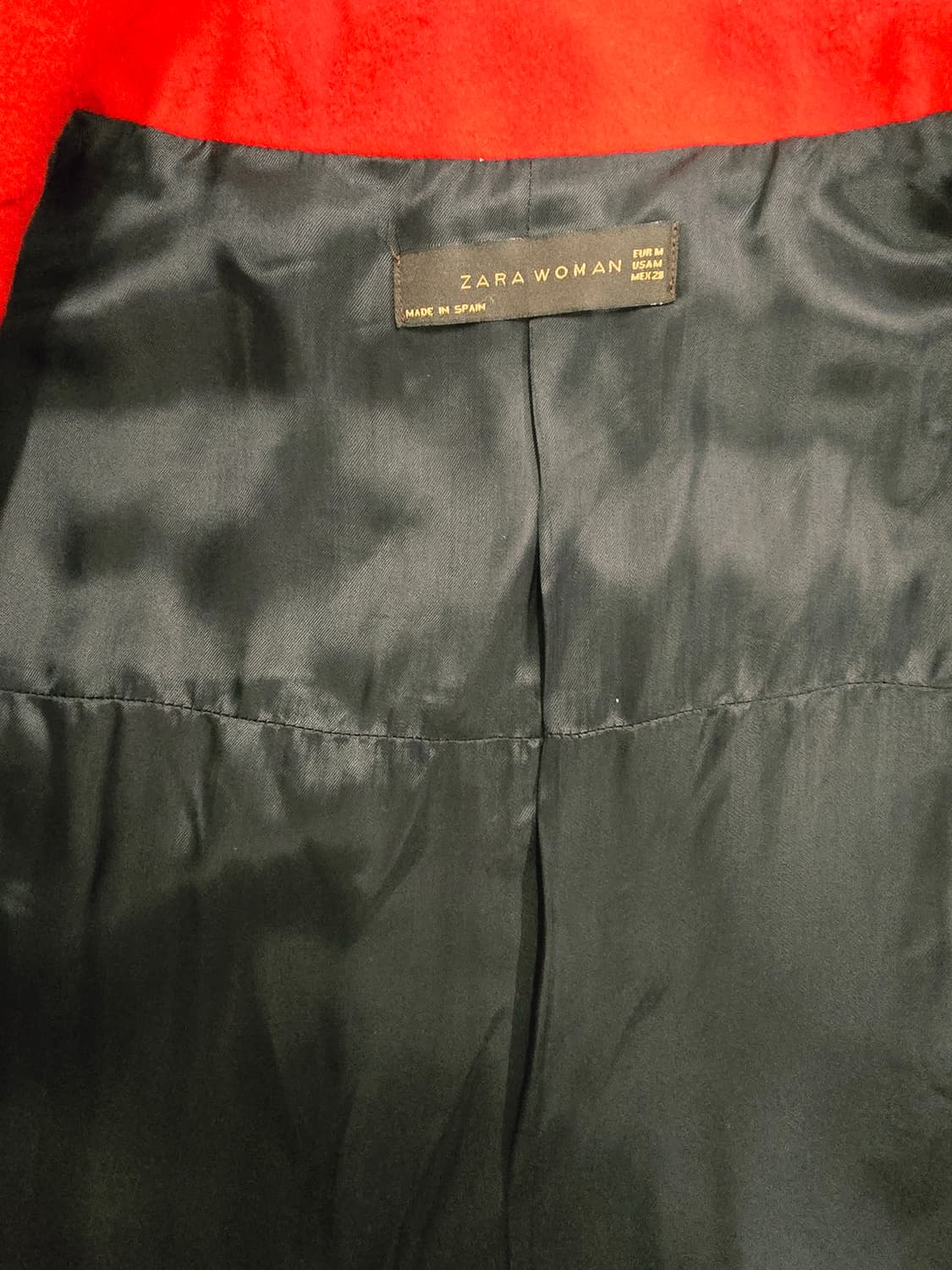 자라 우먼 빨간색 자켓 울 비스코스 상품이미지8