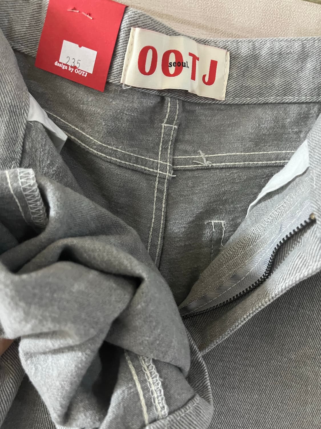 OOTJ그레이기모팬츠(M) 상품이미지3