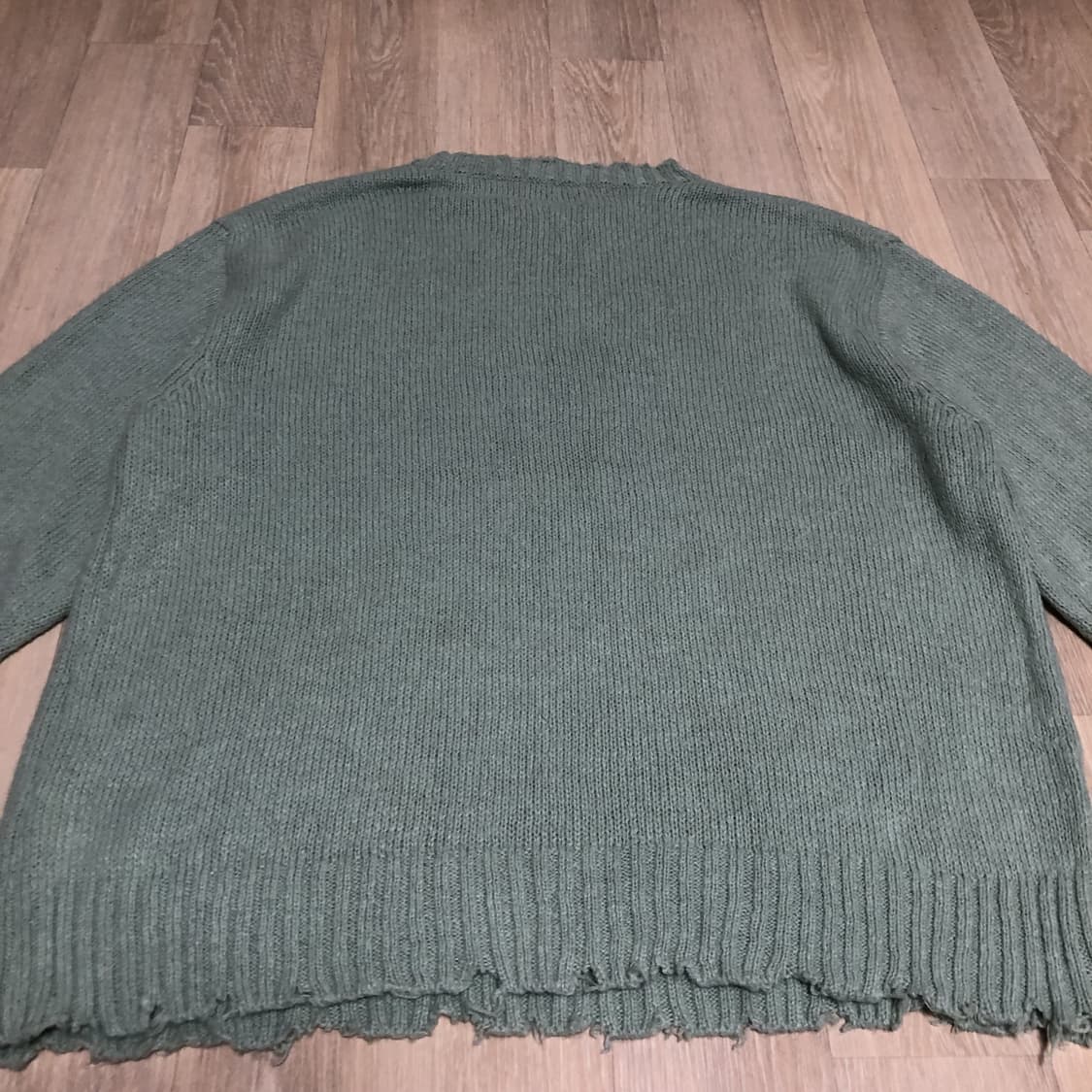 (105-110) 인스턴트펑크 오버사이즈 모헤어 크루넥 니트 민트 상품이미지9