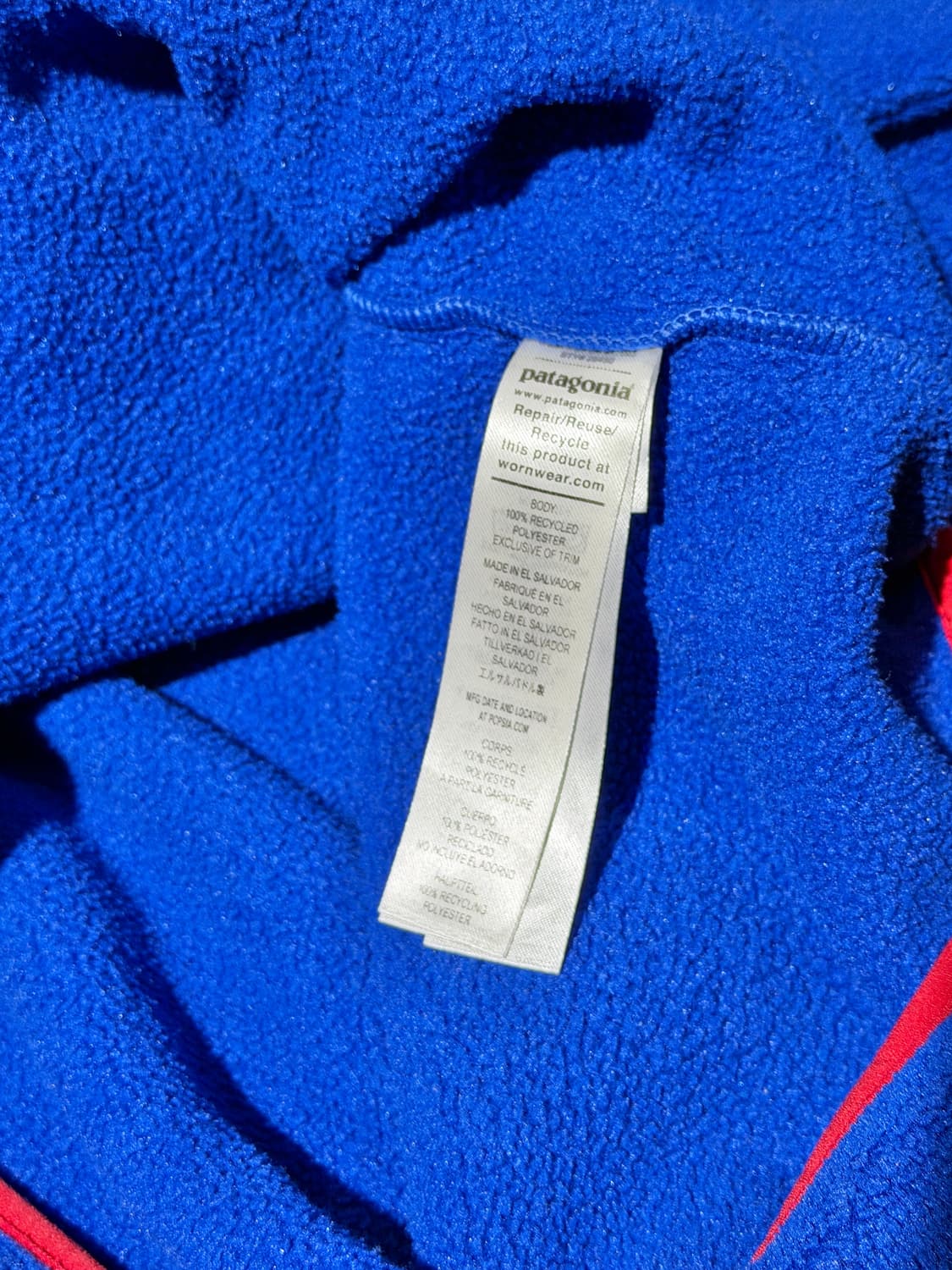 파타고니아 신칠라 패시지블루 헤비웨이트 상품이미지9