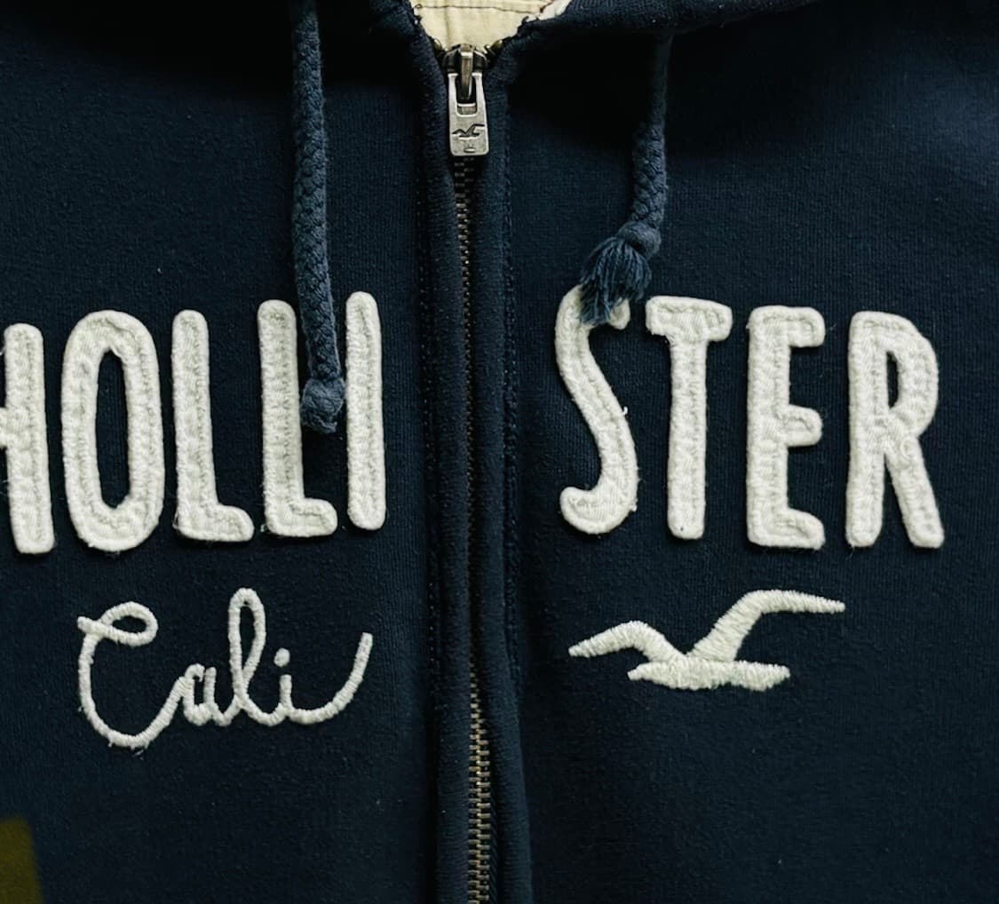 홀리스터 네이비 후드집업 M 상품이미지4