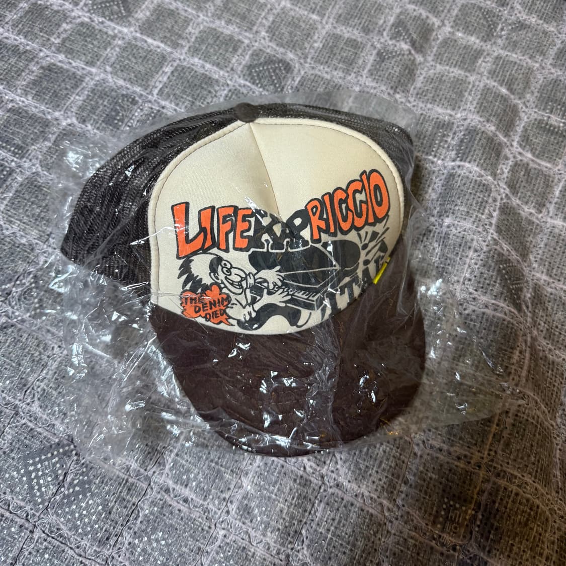 캐피탈 컨트리 라이프 카프리치오 프린트 트러커 캡 브라운 새상품 상품이미지2