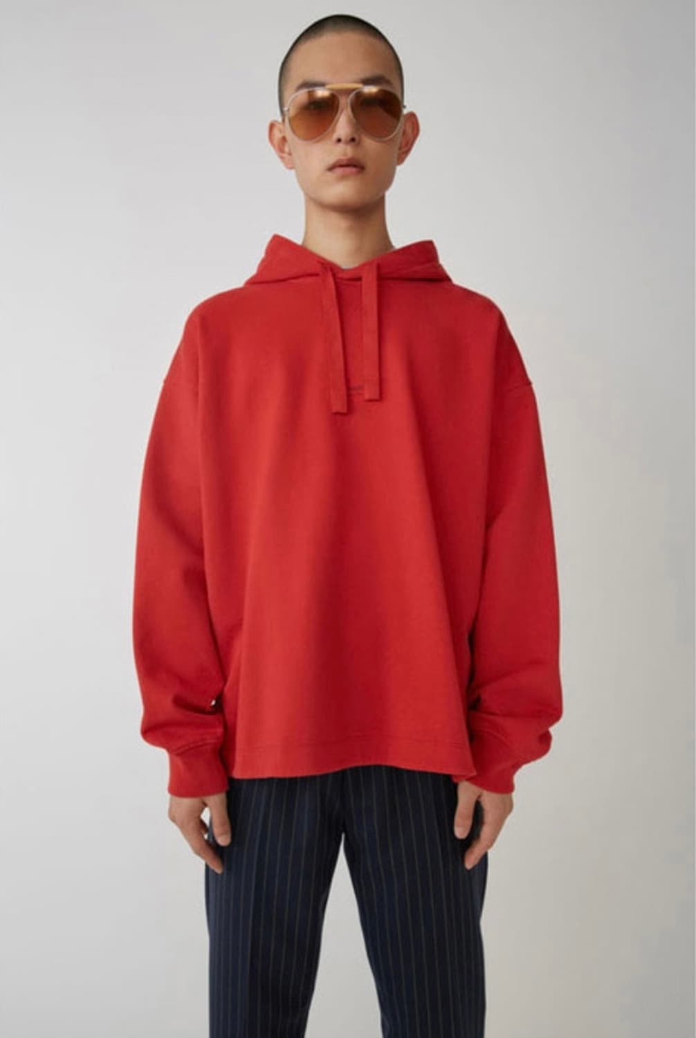 아크네 스튜디오 리버스 로고 오버핏 후드티 상품이미지6