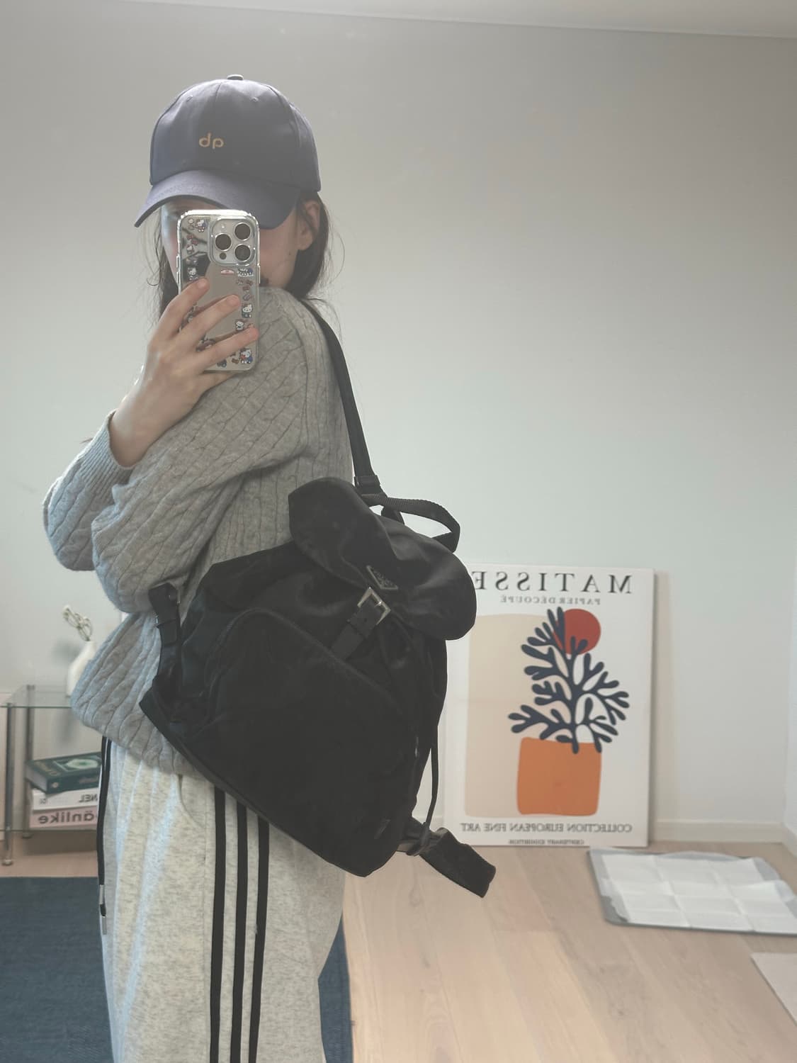 프라다 원포켓 포코노 나일론 백팩 미디엄 상품이미지7