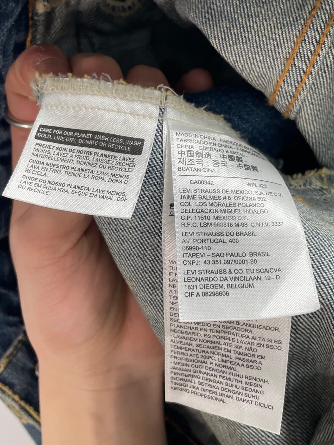 리바이스 3세대 중청 데님자켓 (on.540)   상품이미지6