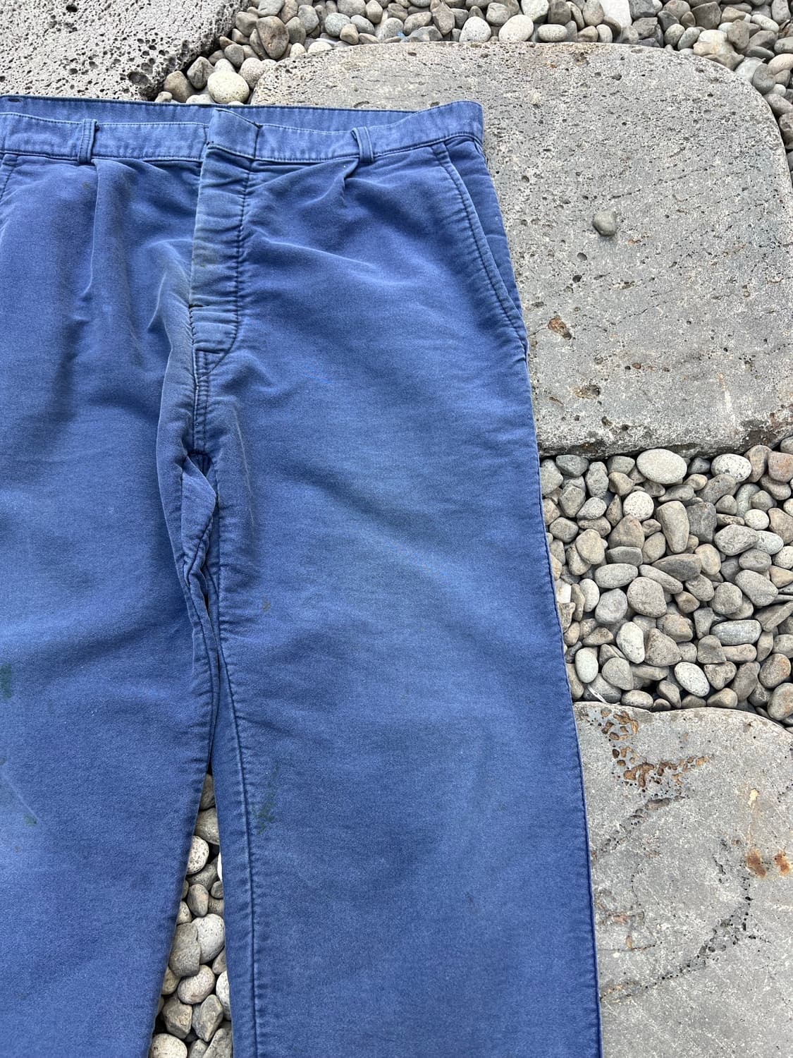 (36인치)OLD VINTAGE FADED BLUE 몰스킨워크팬츠 상품이미지6