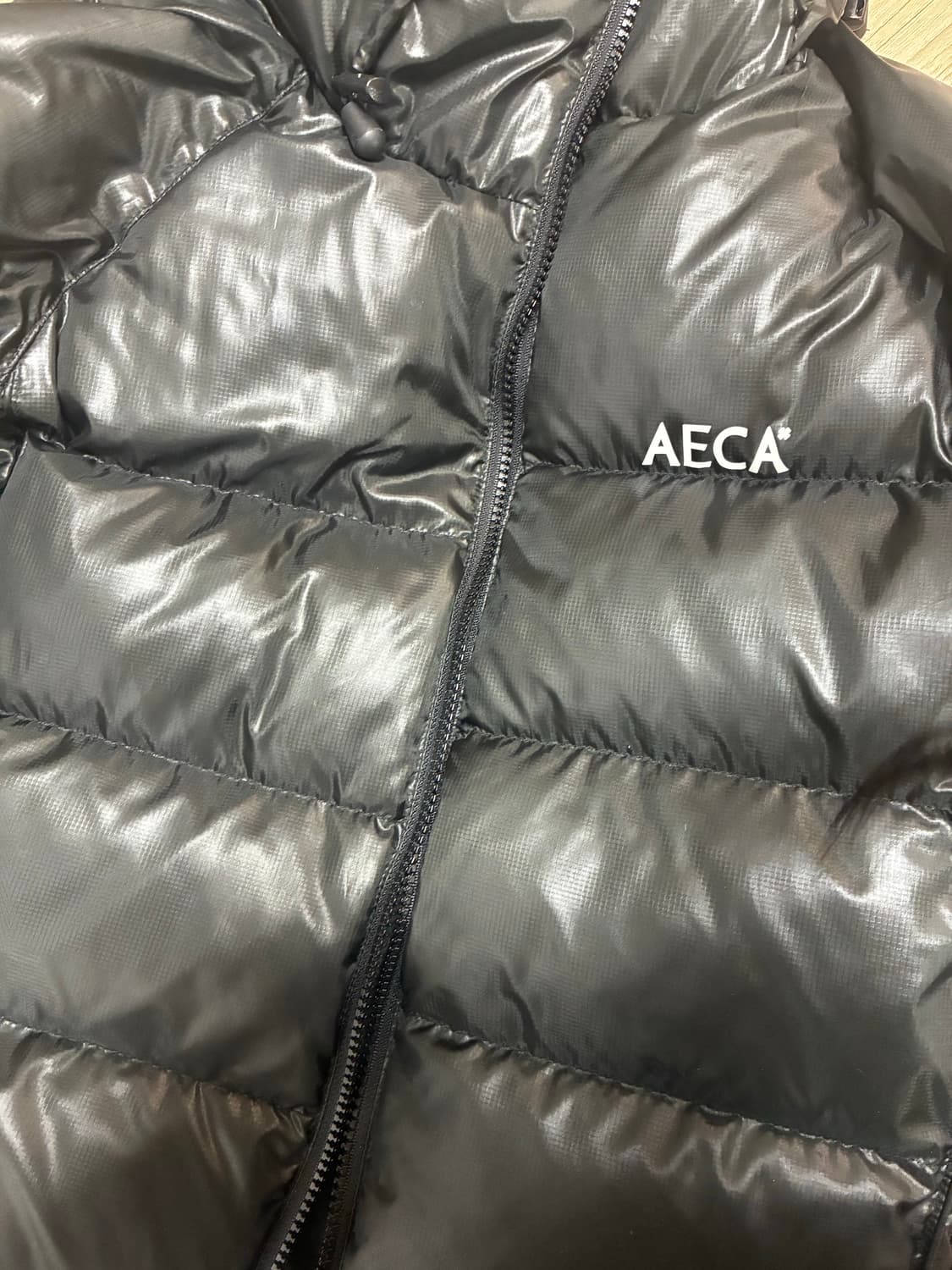 에이카 화이트 패딩 점퍼 상품이미지2