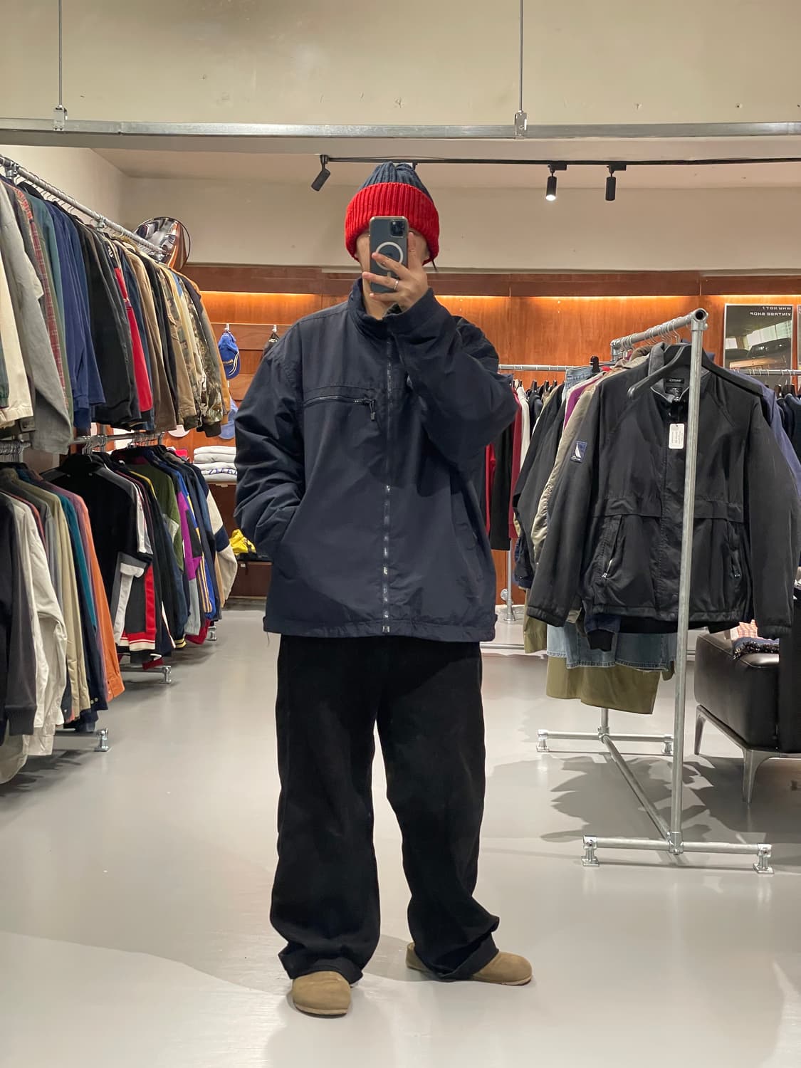 빈티지 플리스 리버시블 자켓   상품이미지1