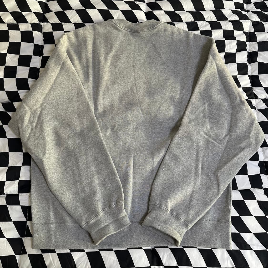 나이키 x 스투시 NRG 플리스 크루넥 다크 그레이 헤더 상품이미지3