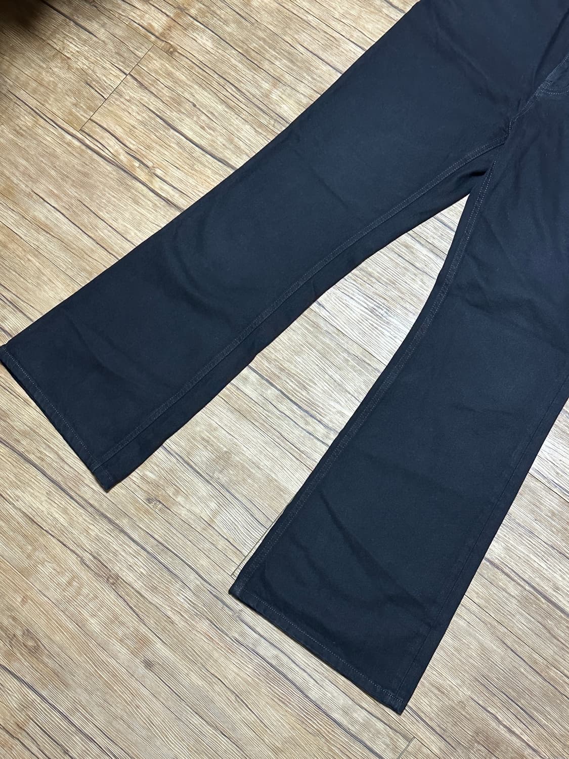 벨리에 트루 플레어 데님 팬츠 워시드 블랙 03 사이즈 판매 상품이미지6