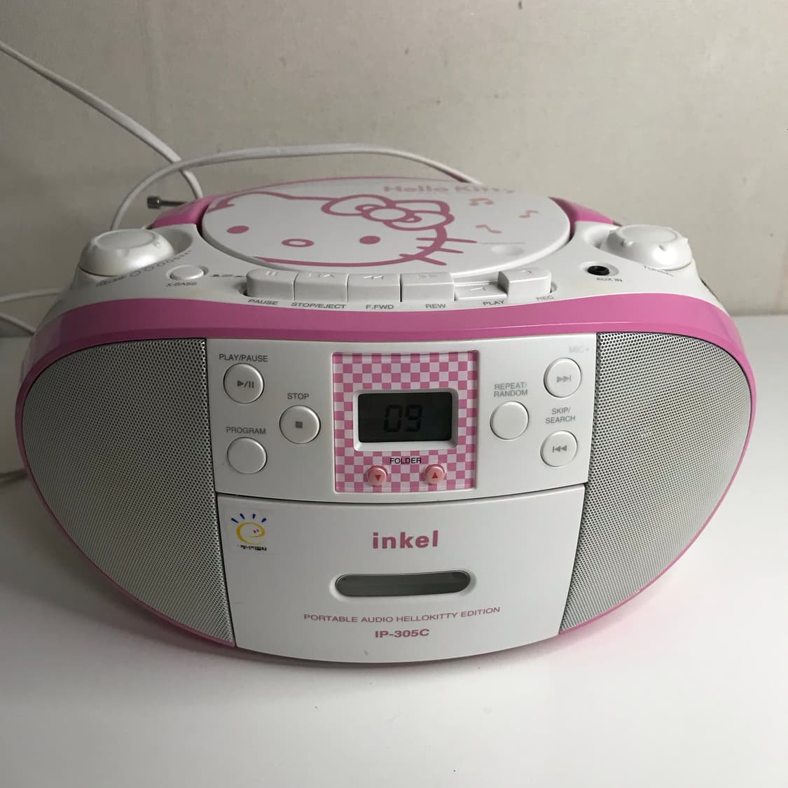 인켈 헬로키티 cd플레이어 상품이미지1